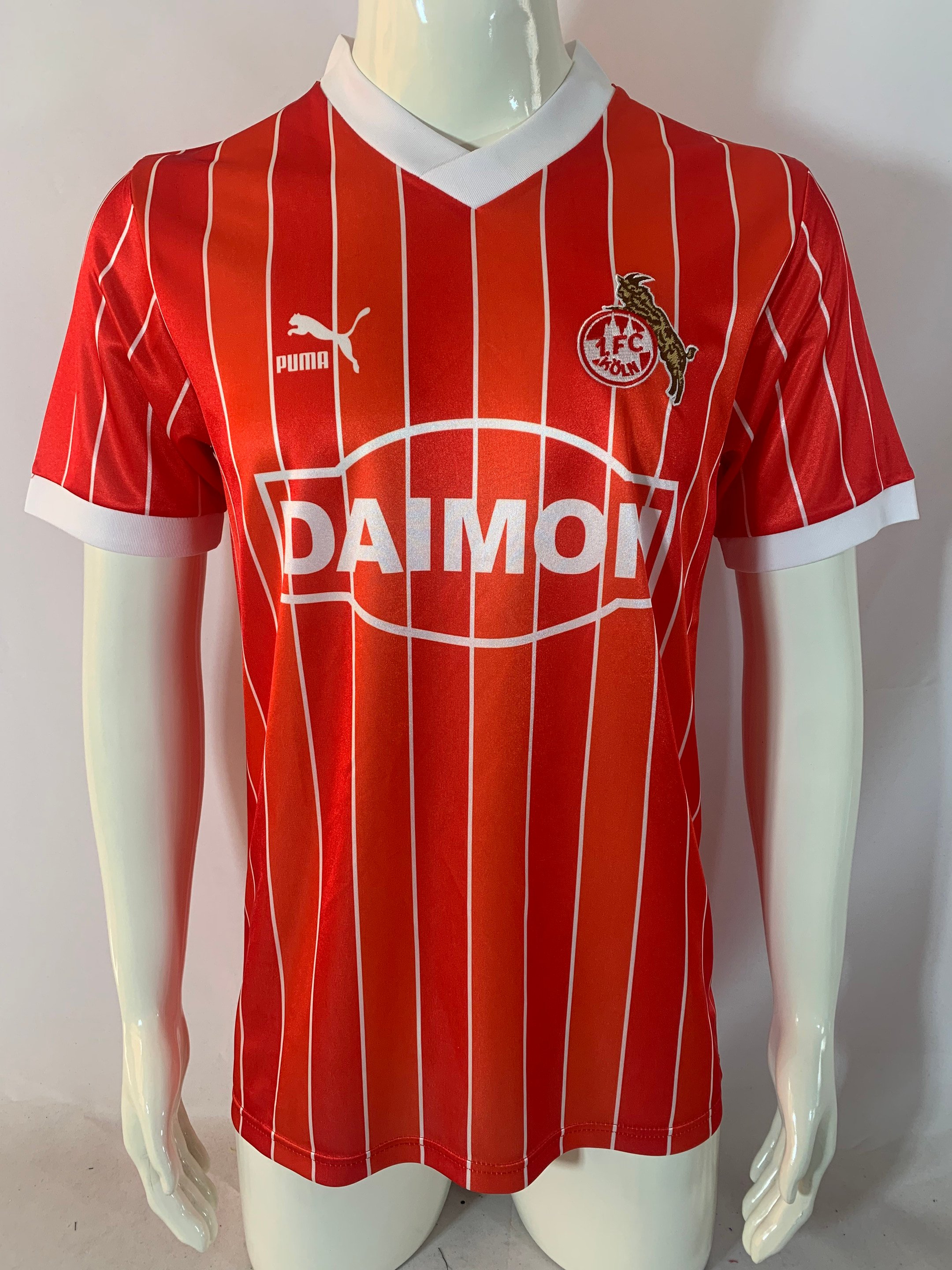 1. FC Köln 1985/86 Home Retro Men Jersey – Red