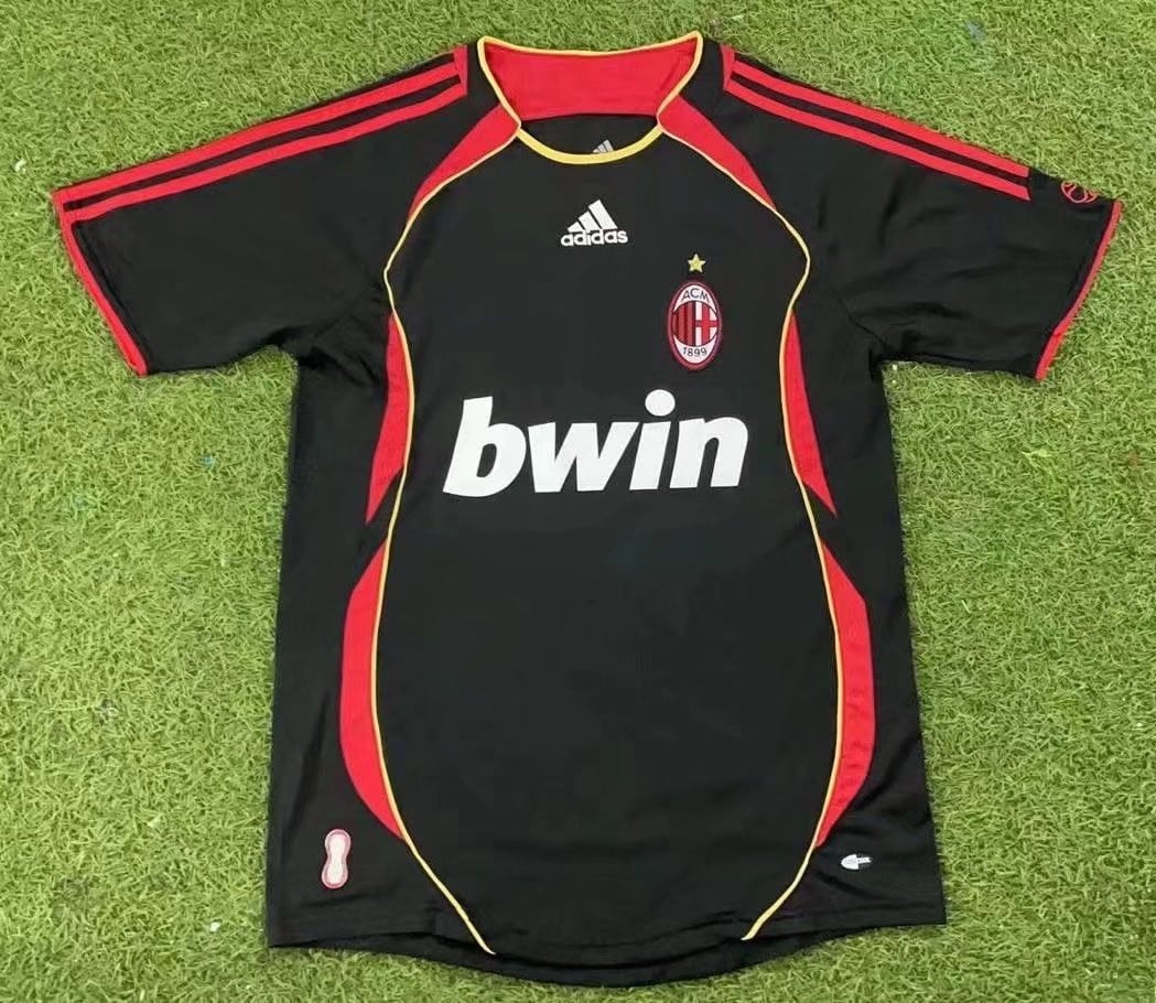 AC Milan 2006 Third Retro Men Jersey – Black