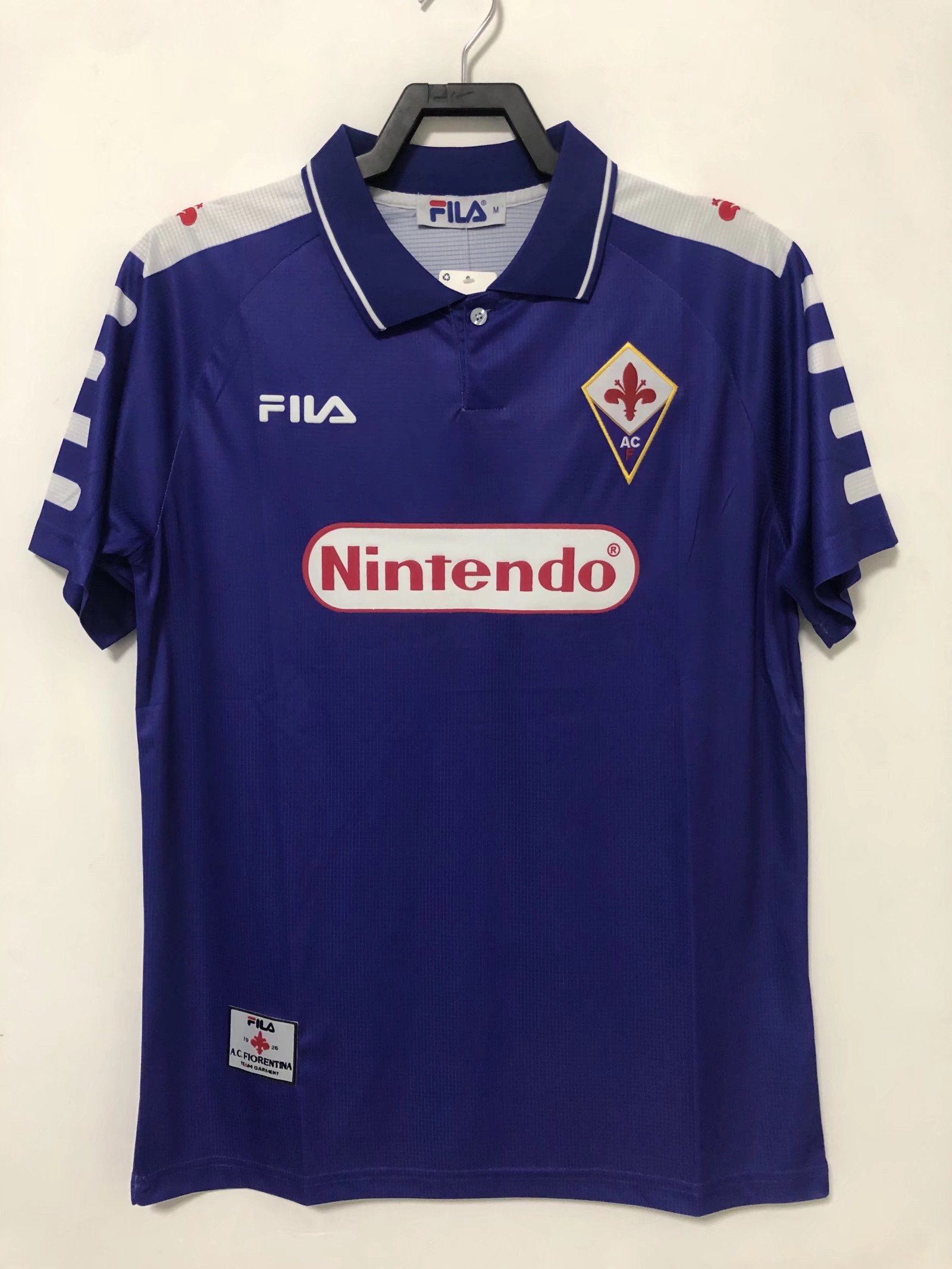 ACF Fiorentina 1998/99 Home Retro Men Jersey – Purple