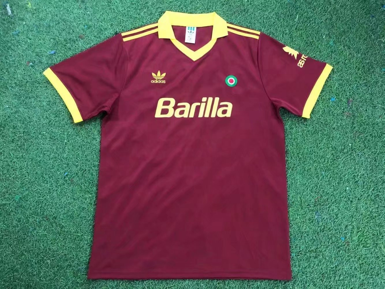 AS Roma 1991/92 Home Retro Men Jersey – Red