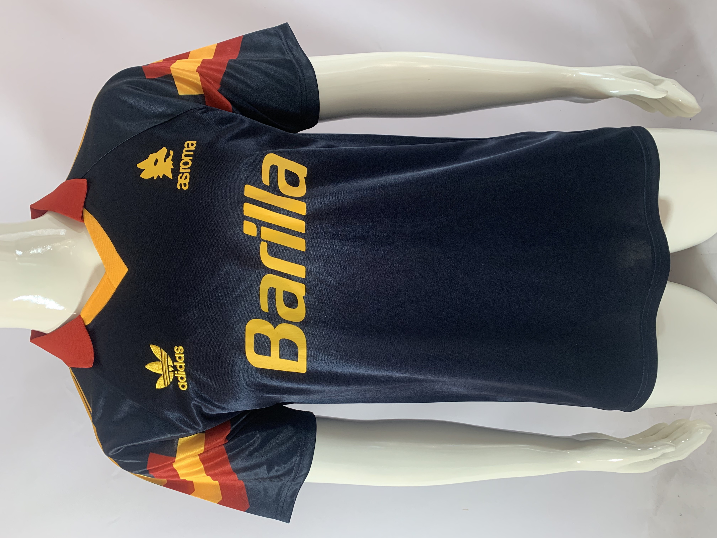 AS Roma 1991/92 Third Retro Men Jersey – Black