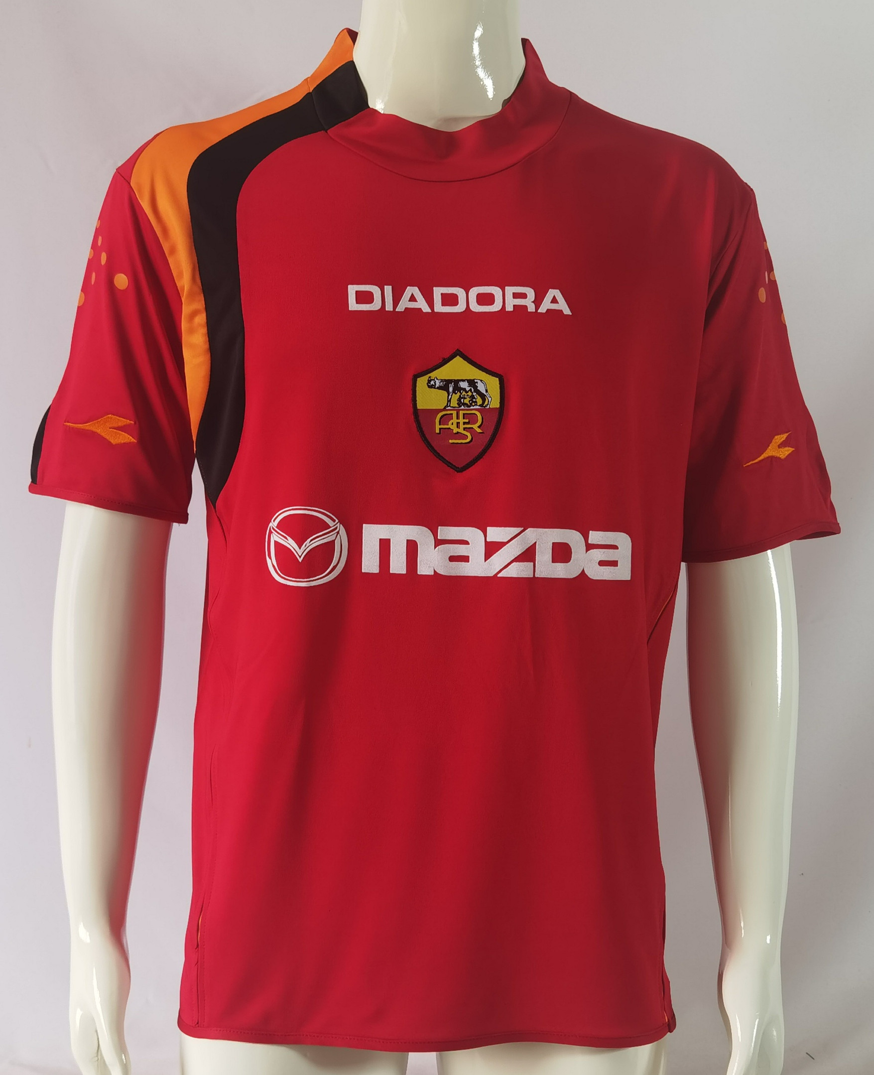 AS Roma 2004/05 Home Retro Men Jersey – Red