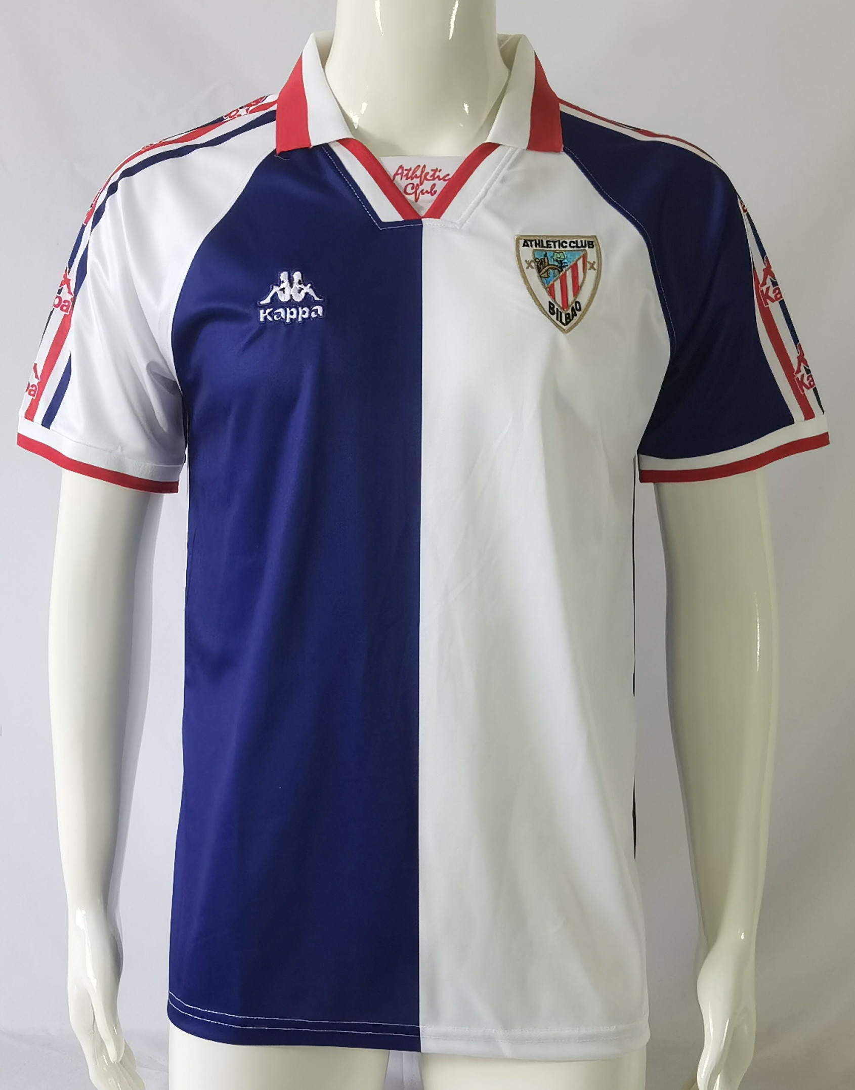 Athletic Club 1995/97 Away Retro Men Jersey – White/Navy