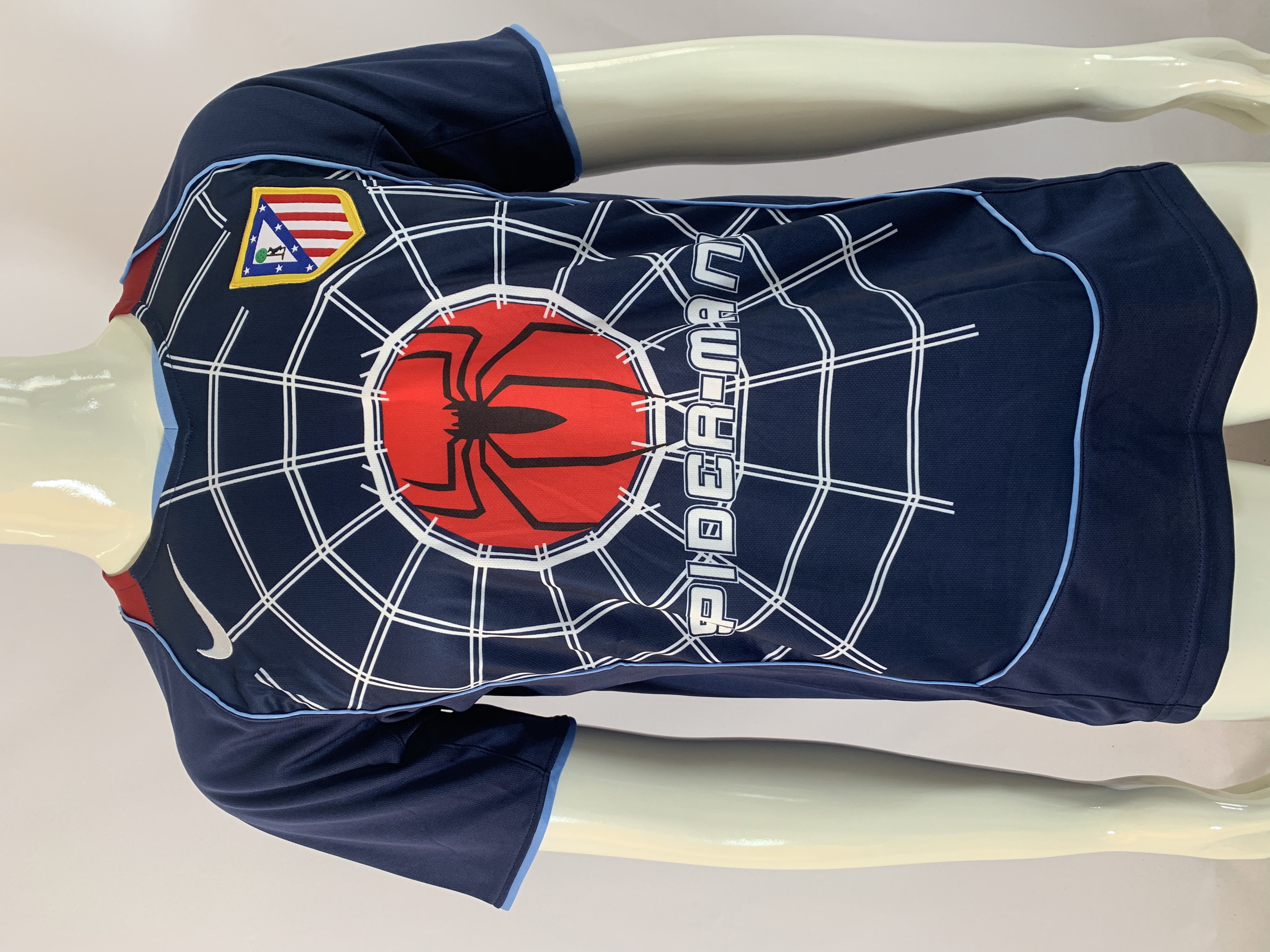 Atlético de Madrid 2004/05 Away Retro Men Jersey – Navy