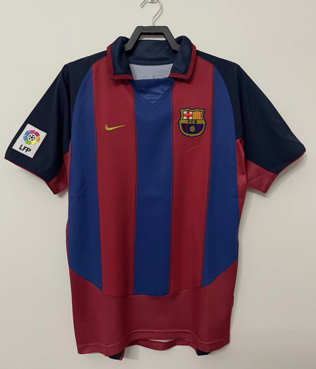 Barcelona 2003/04 Home Retro Men Jersey – Blue/Red