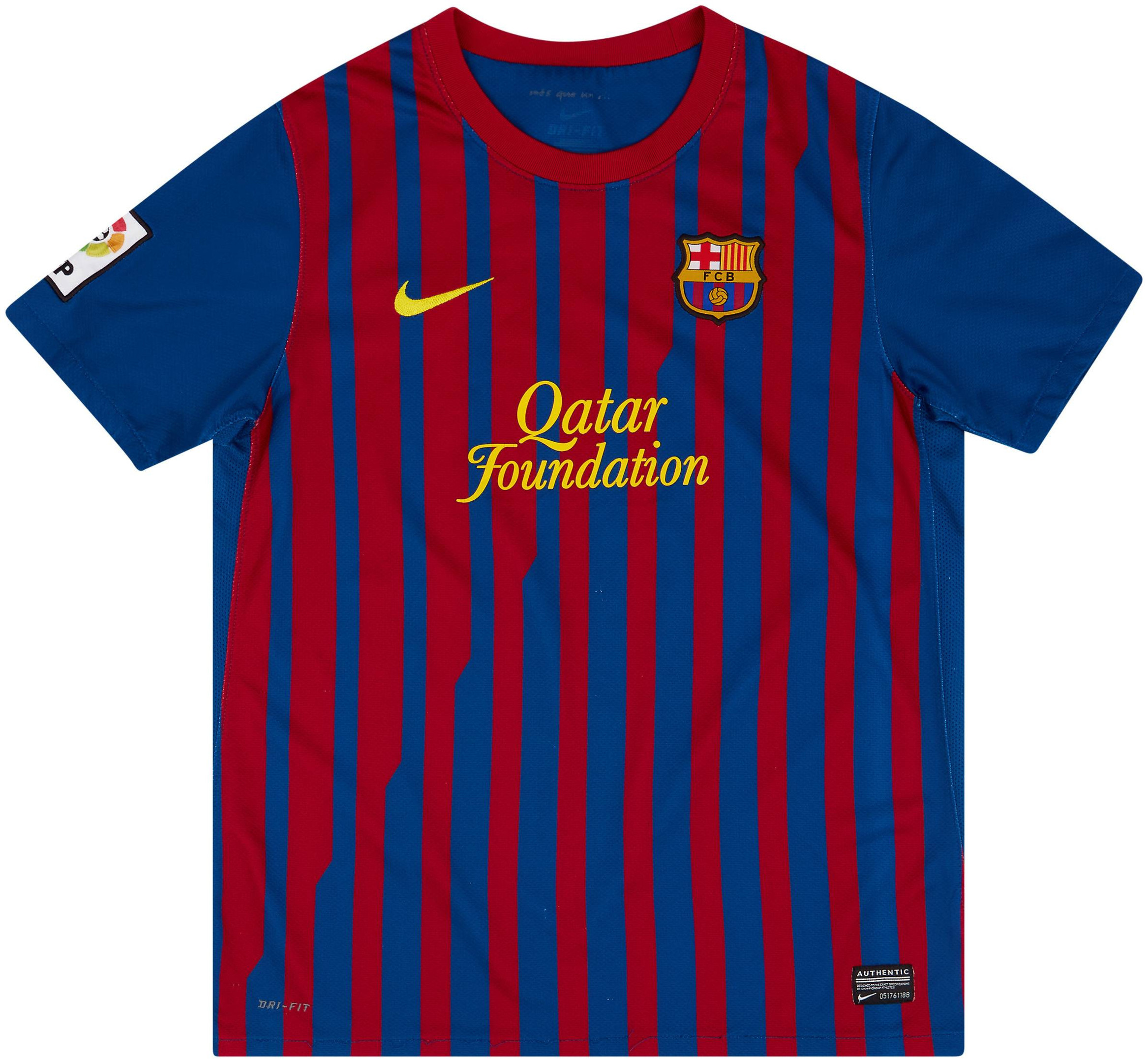 Barcelona 2011/12 Home Retro Men Jersey – Blue