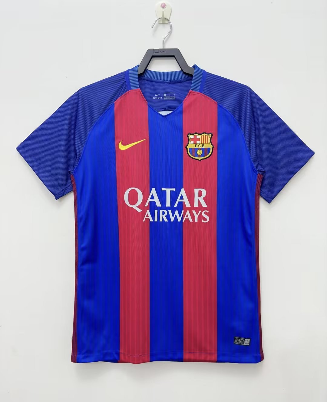 Barcelona 2016/17 Home Retro Men Jersey – Blue