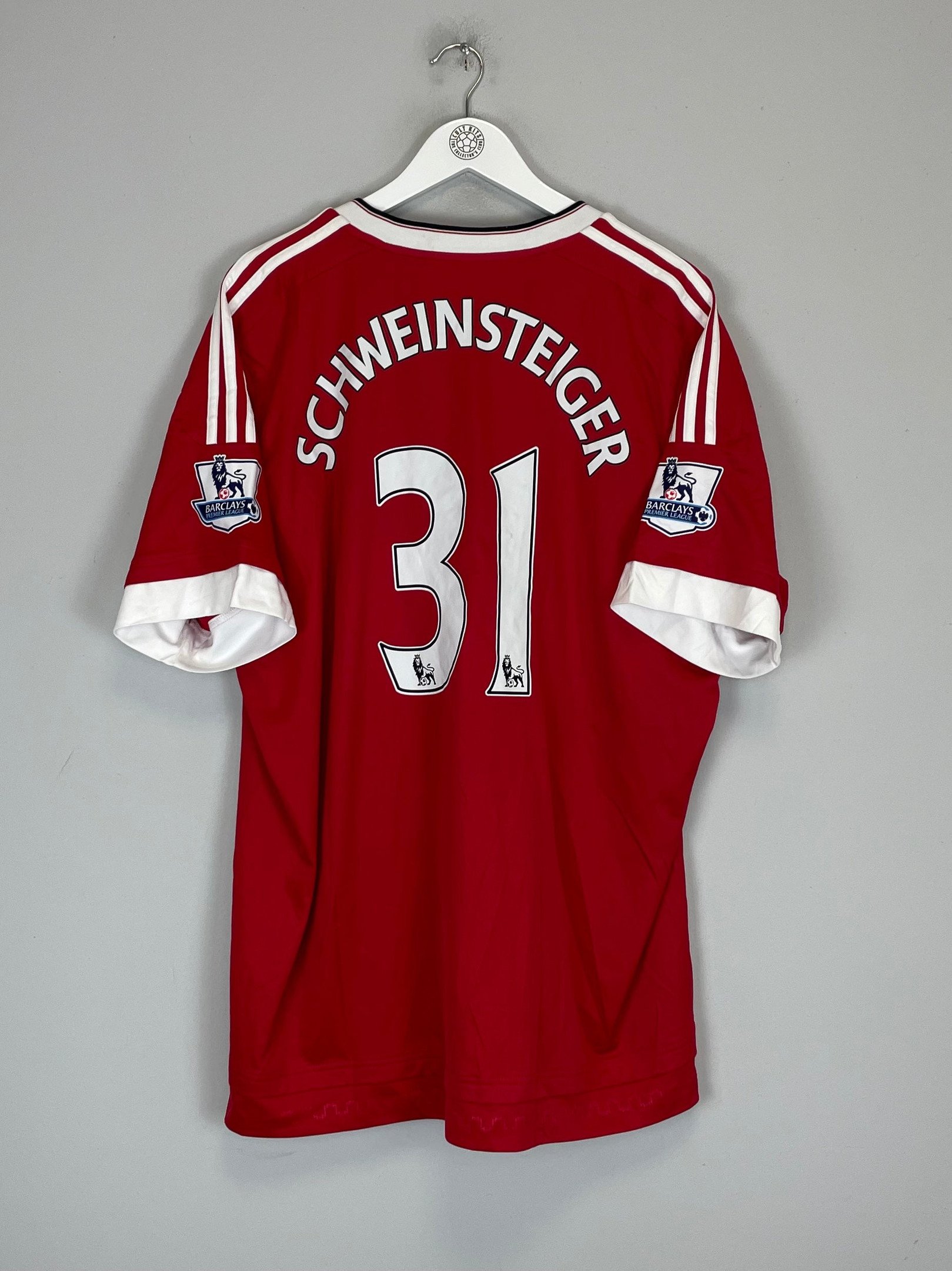 Bastian Schweinsteiger 31 Manchester United 2015/16 Home Men Retro Jersey – Red