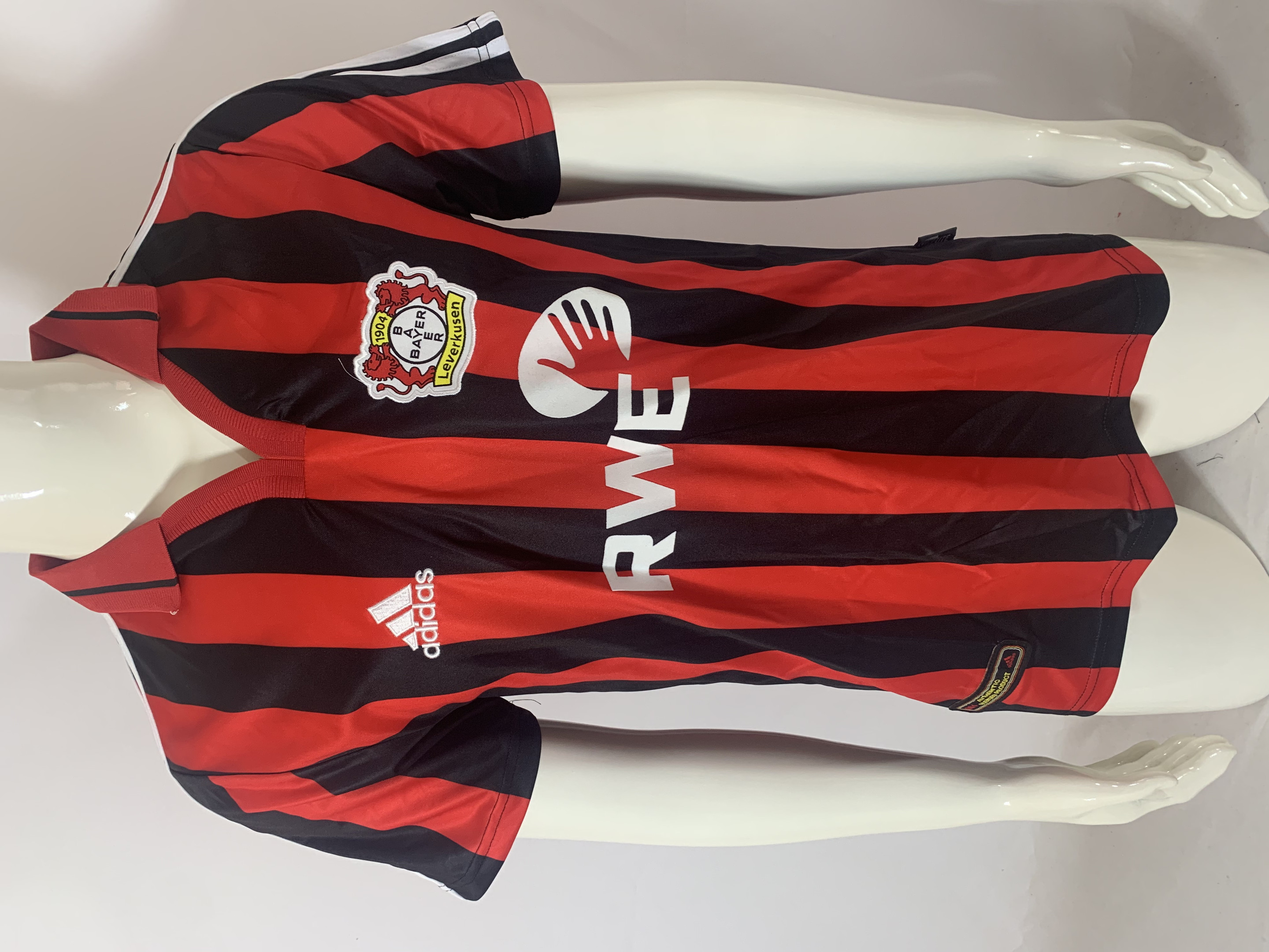 Bayer 04 Leverkusen 2001/02 Home Retro Men Jersey – Red