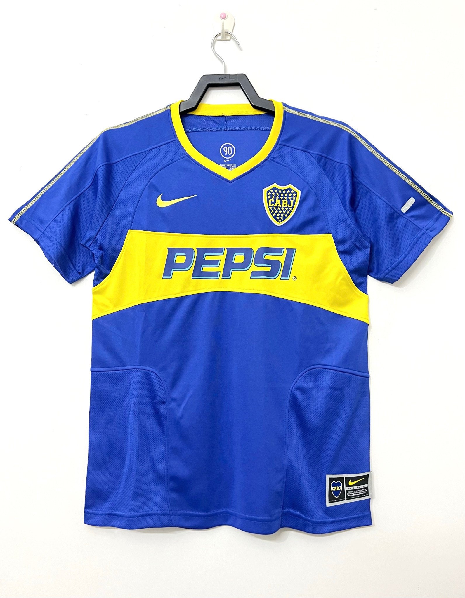 Boca Juniors 2003/04 Home Retro Men Jersey – Blue