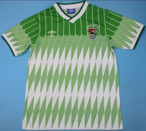 Bolivia 1995 Home Retro Men Jersey – Green