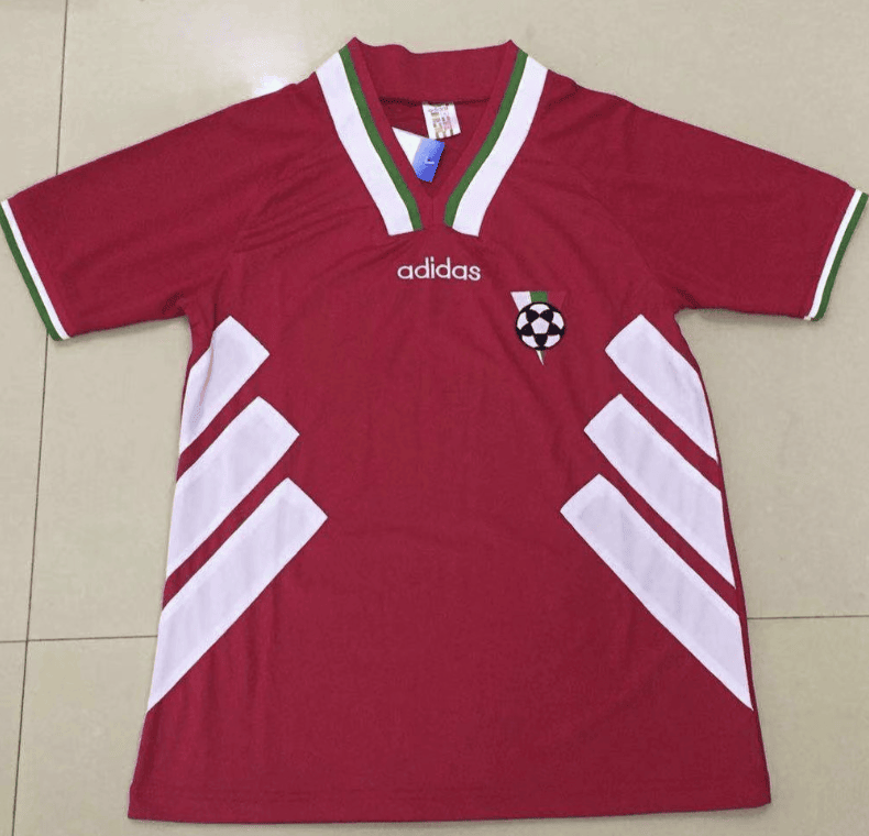 Bulgaria 1994 Away Retro Men Jersey – Red
