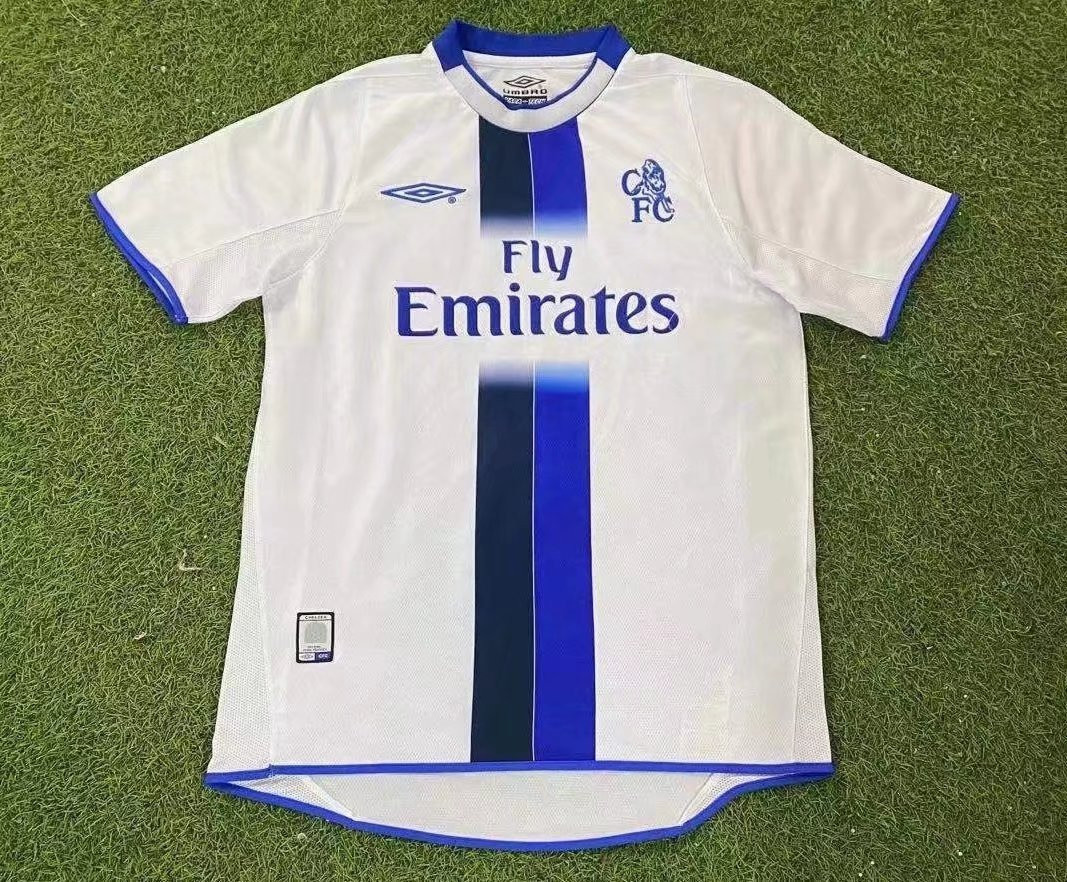 Chelsea 2004/05 Away Retro Men Jersey – White