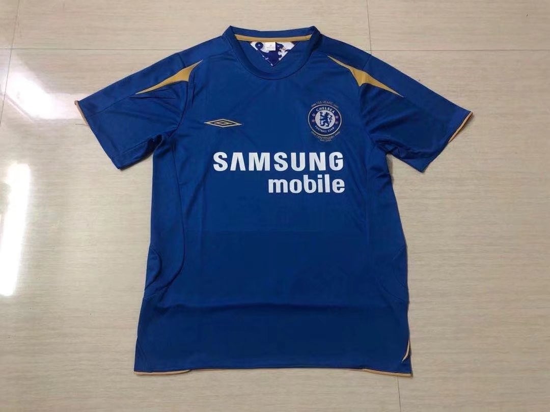 Chelsea 2005/06 Home Retro Men Jersey – Blue