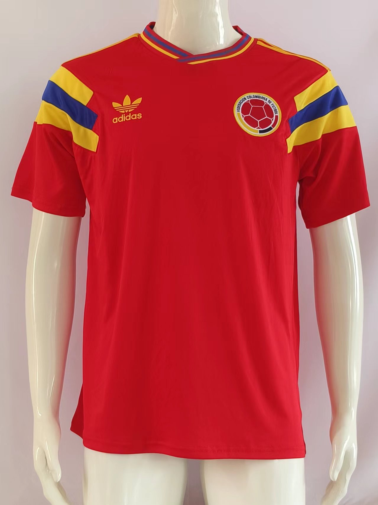 Colombia 1990 Away Retro Men Jersey – Red