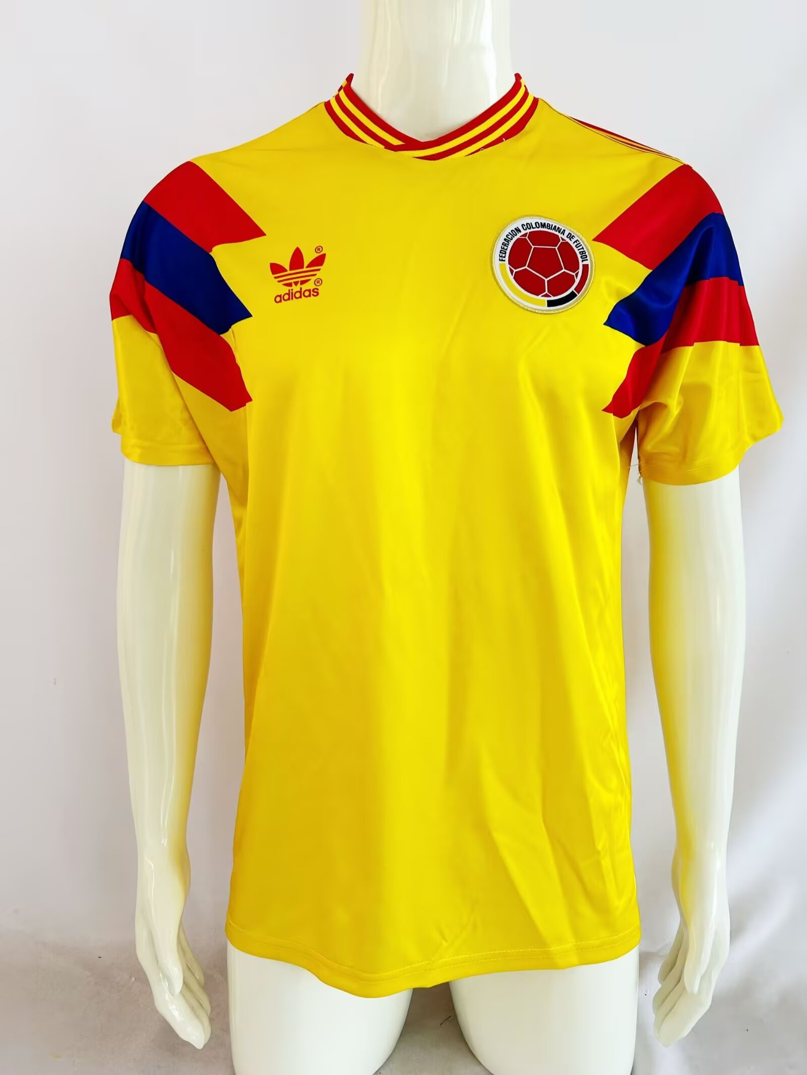 Colombia 1990 Home Retro Men Jersey – Yellow