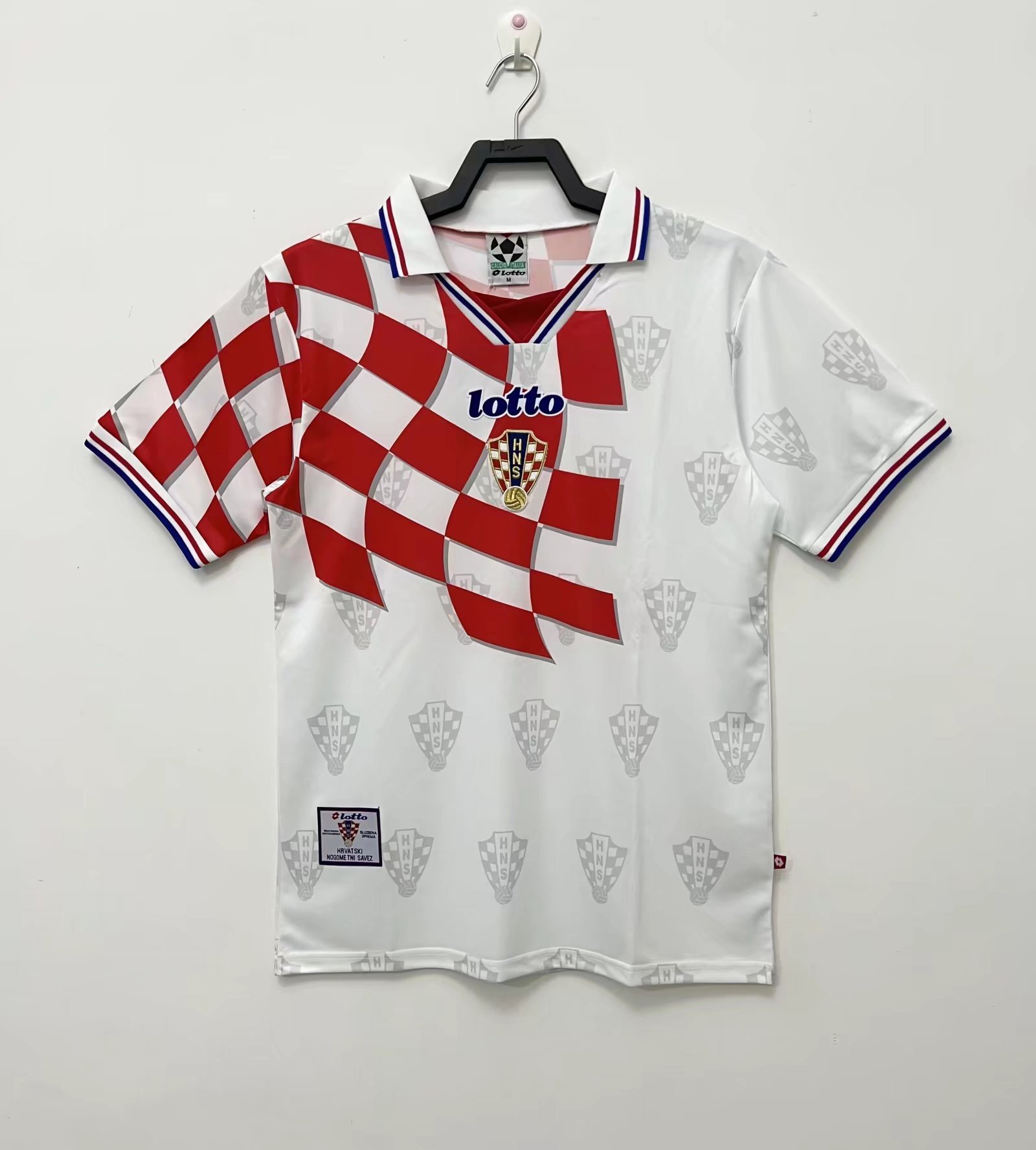 Croatia 1998 World Cup Home Retro Jersey – Men White