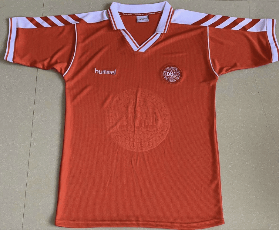 Denmark 1998 Home Retro Men Jersey – Red