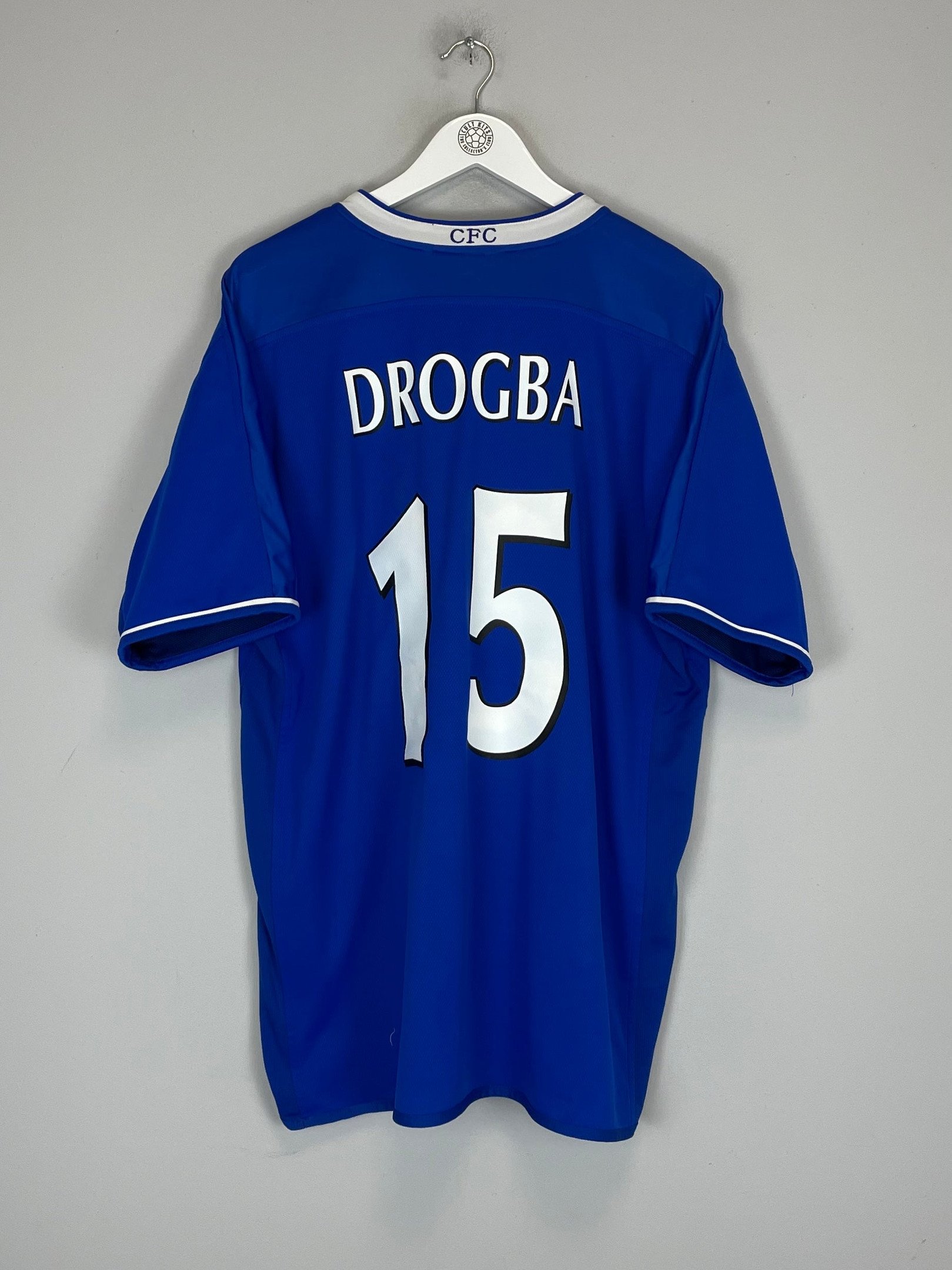 Didier Drogba 15 Chelsea 2003/05 Home Men Retro Jersey – Blue