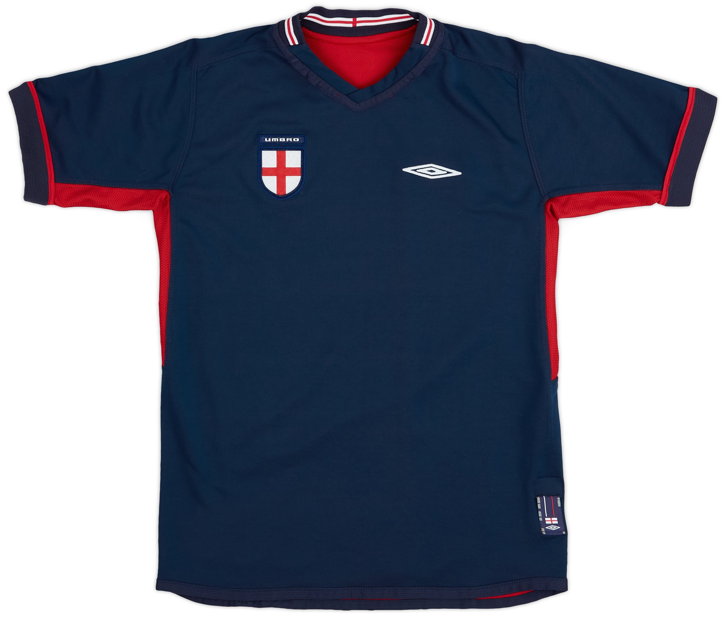 England 2002/04 Away Retro Men Jersey – Navy
