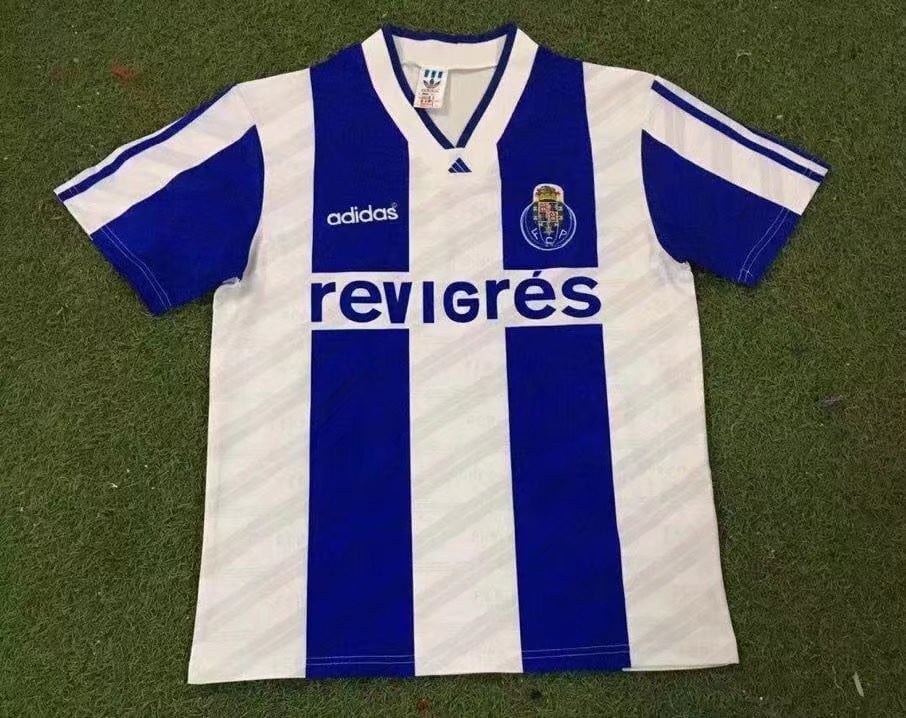 FC Porto 1994/95 Home Retro Men Jersey – White/Blue