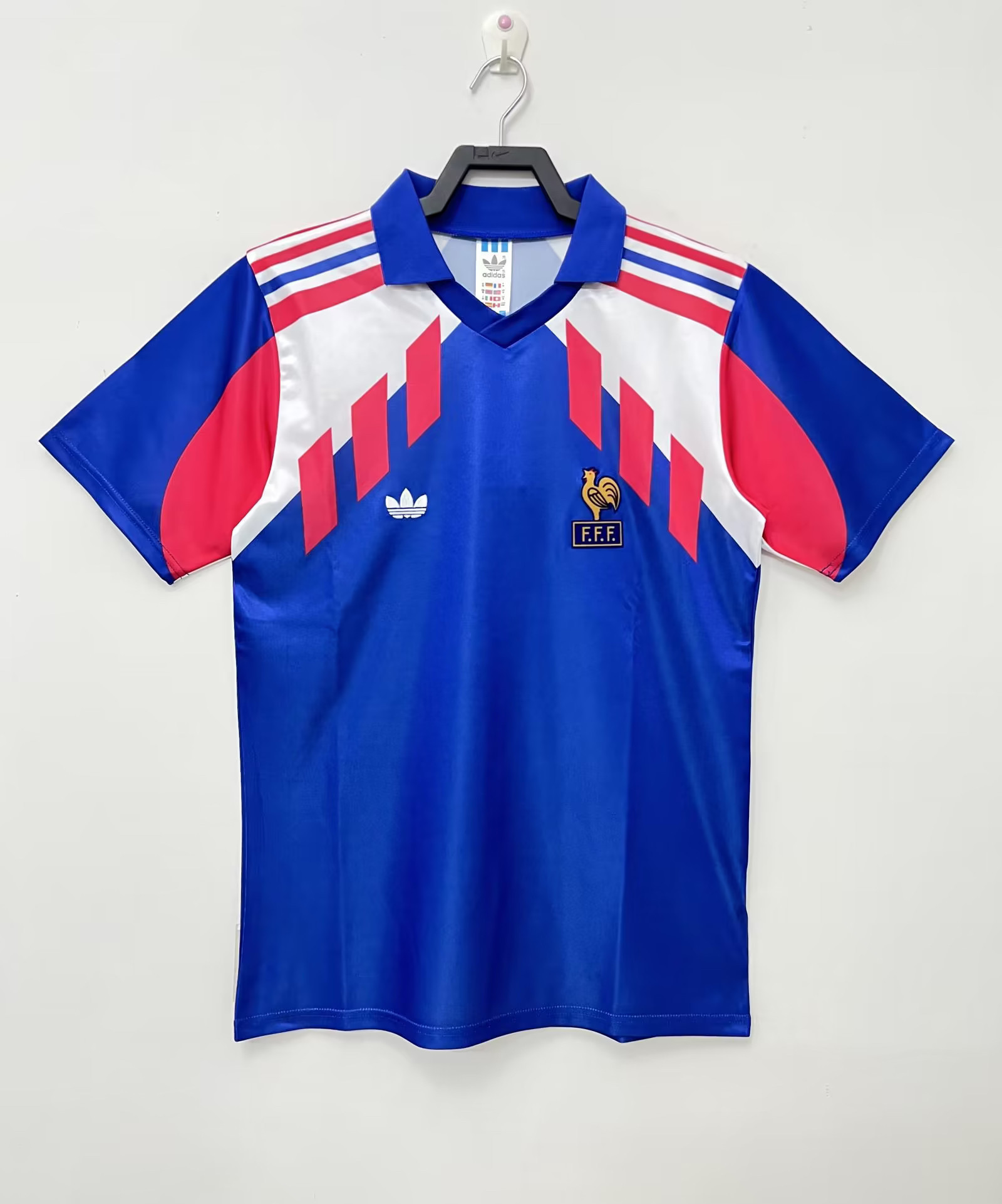 France 1990 World Cup Home Retro Jersey – Men Blue