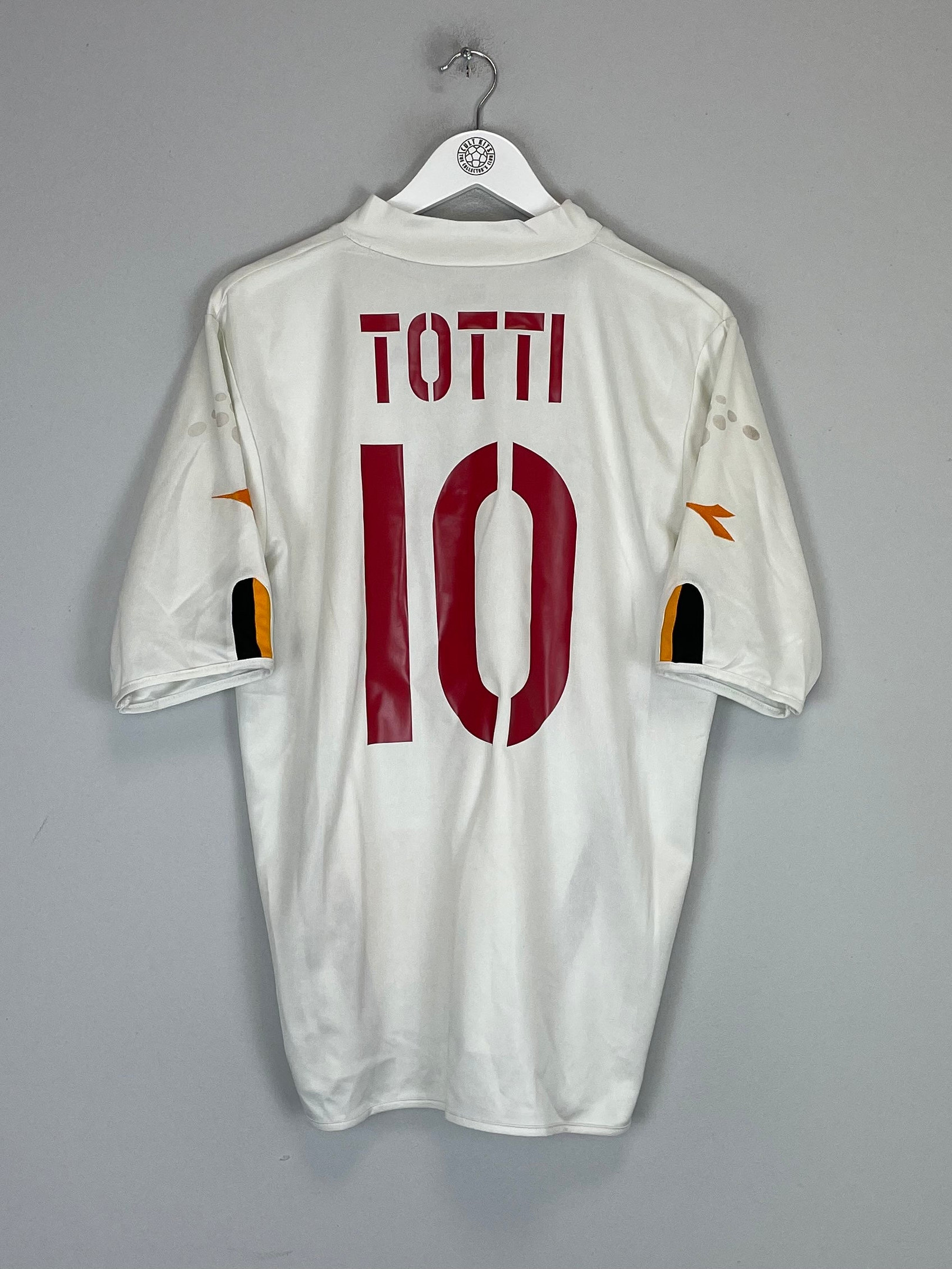 Francesco Totti 10 AS Roma 2003/04 Away Men Retro Jersey – White