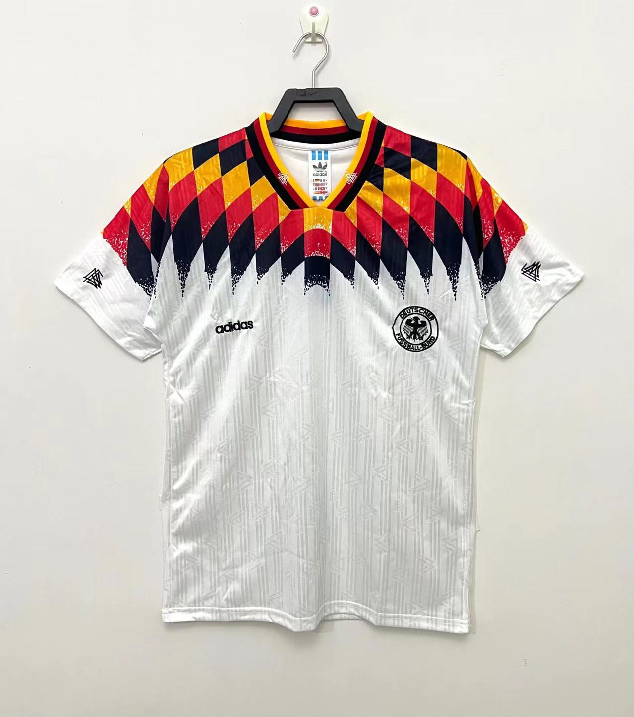 Germany 1994 Home Retro Jersey – Men White
