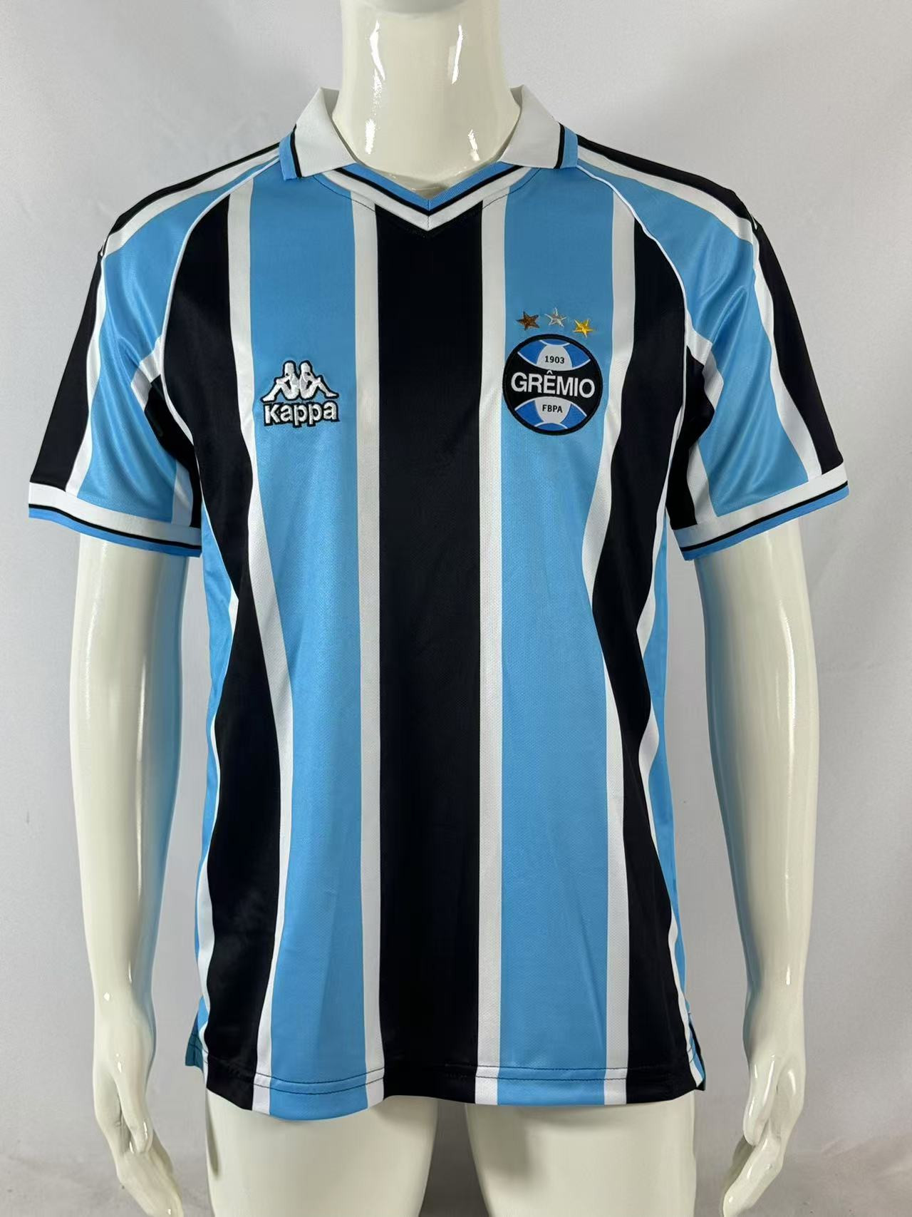 Grêmio Novorizontino 2001 Home Retro Men Jersey – Sky Blue
