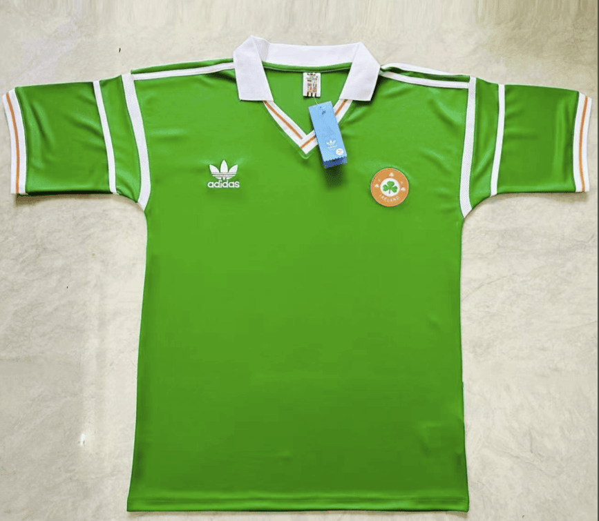 Ireland 1988 Home Retro Men Jersey – Green