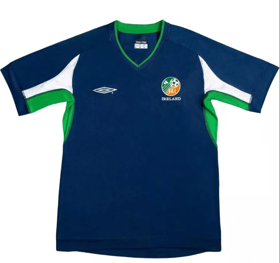 Ireland 2002/03 Training Retro Men Jersey – Navy