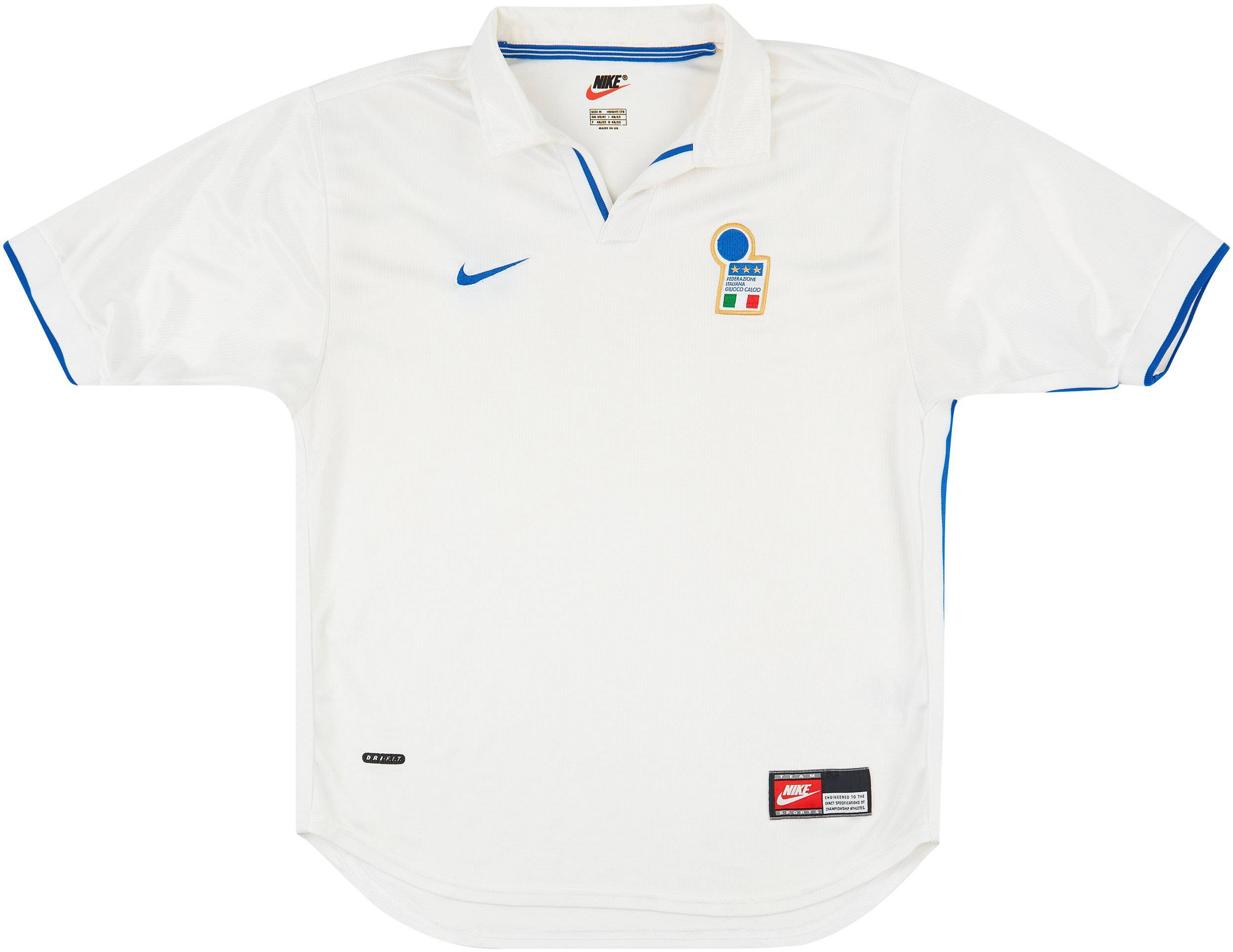 Italy 1997/98 Home Retro Men Jersey – White
