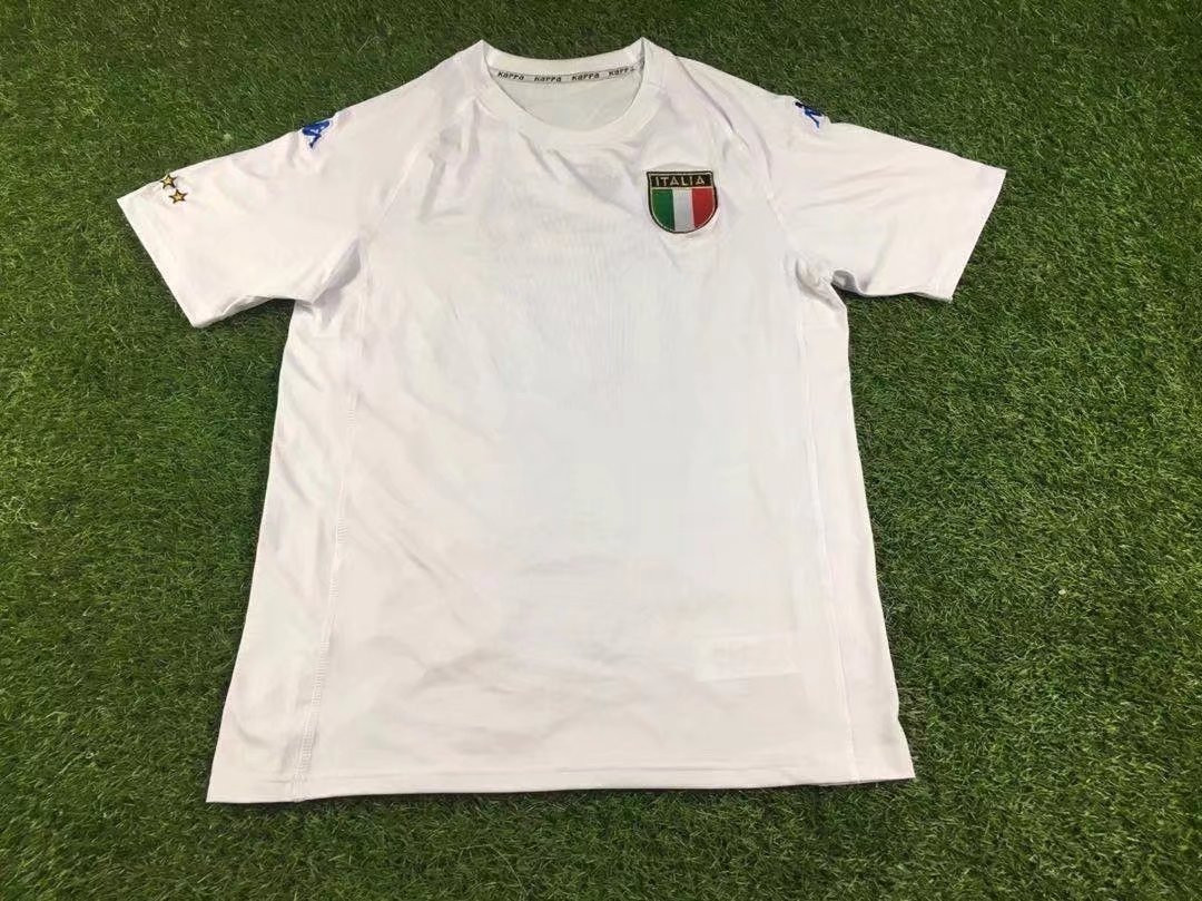 Italy 2000 Away Retro Men Jersey – White