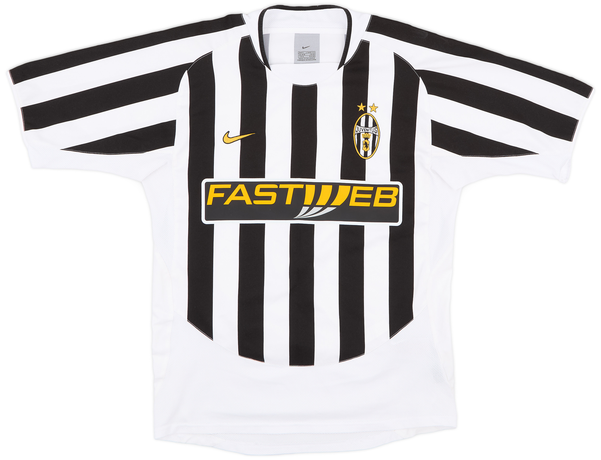 Juventus 2003/04 Home Retro Men Jersey – White/Black