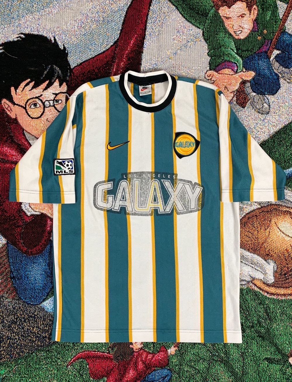 LA Galaxy 1997 Away Retro Men Jersey – White