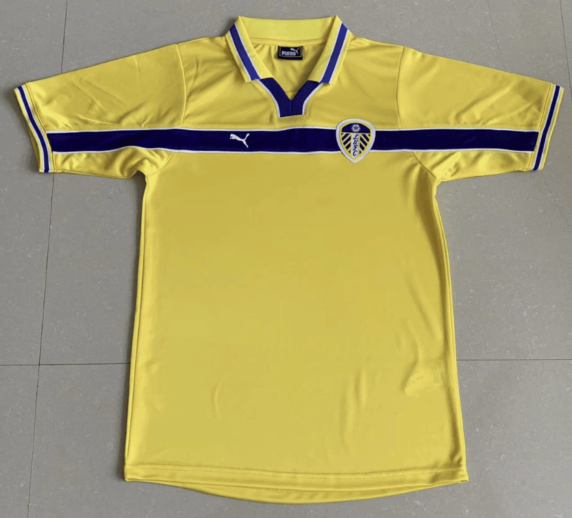Leeds United 1999 Third Retro Men Jersey – Yellow
