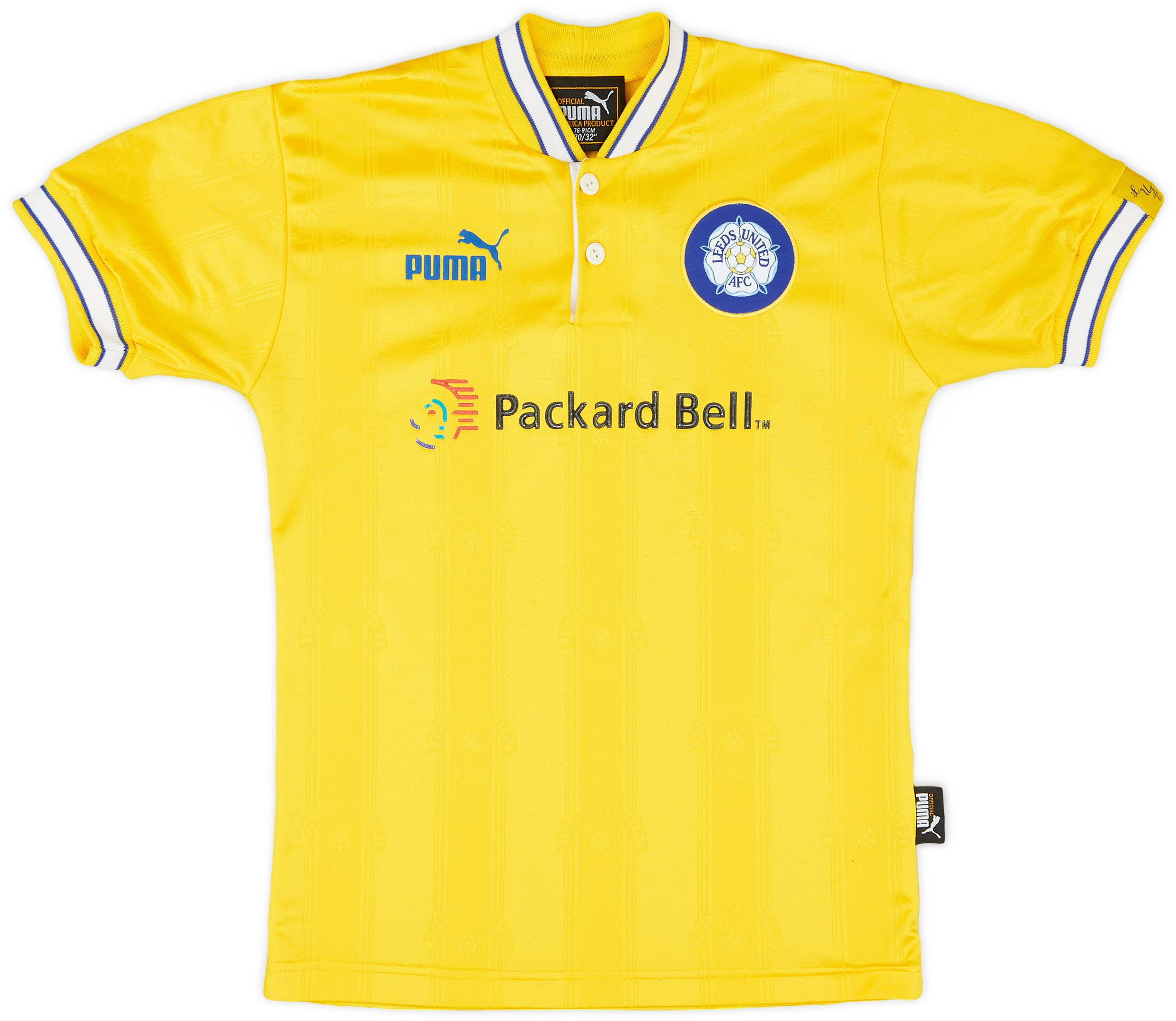Leeds United 2000 Away Retro Men Jersey – Yellow
