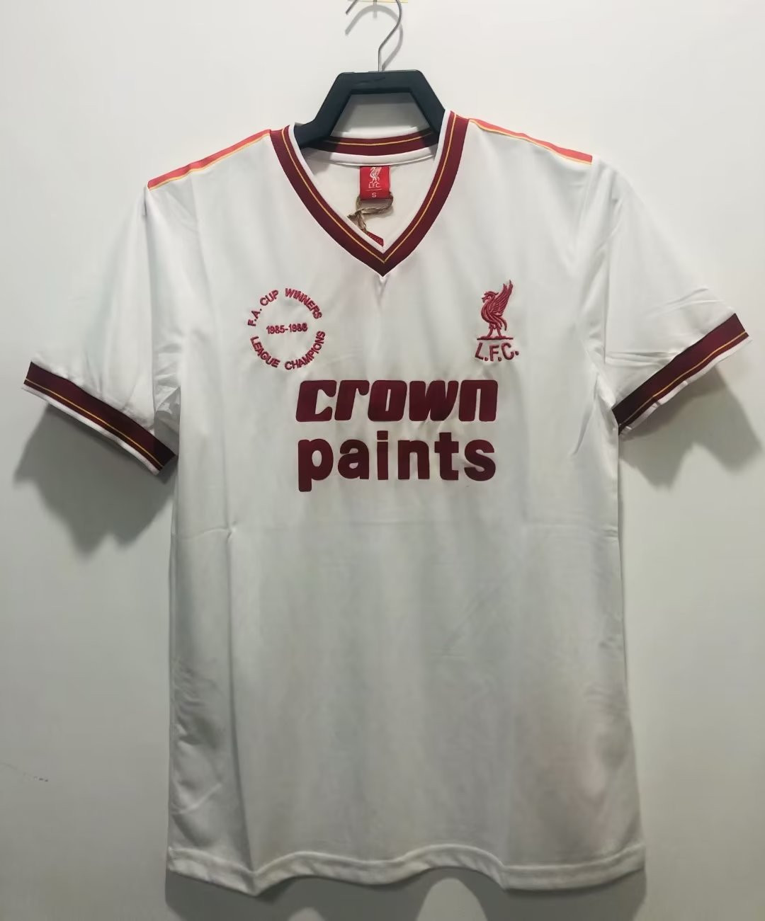 Liverpool 1985/86 Third Retro Men Jersey – White