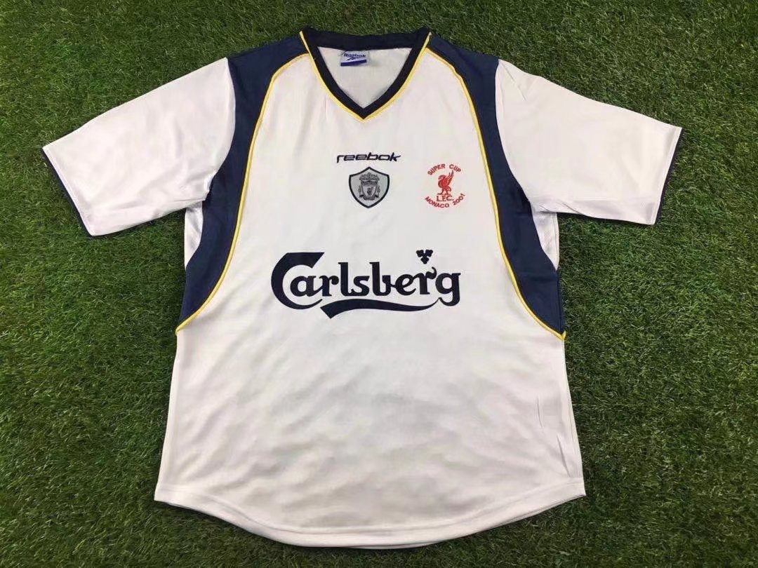 Liverpool 2001/02 Away Retro Men Jersey – White