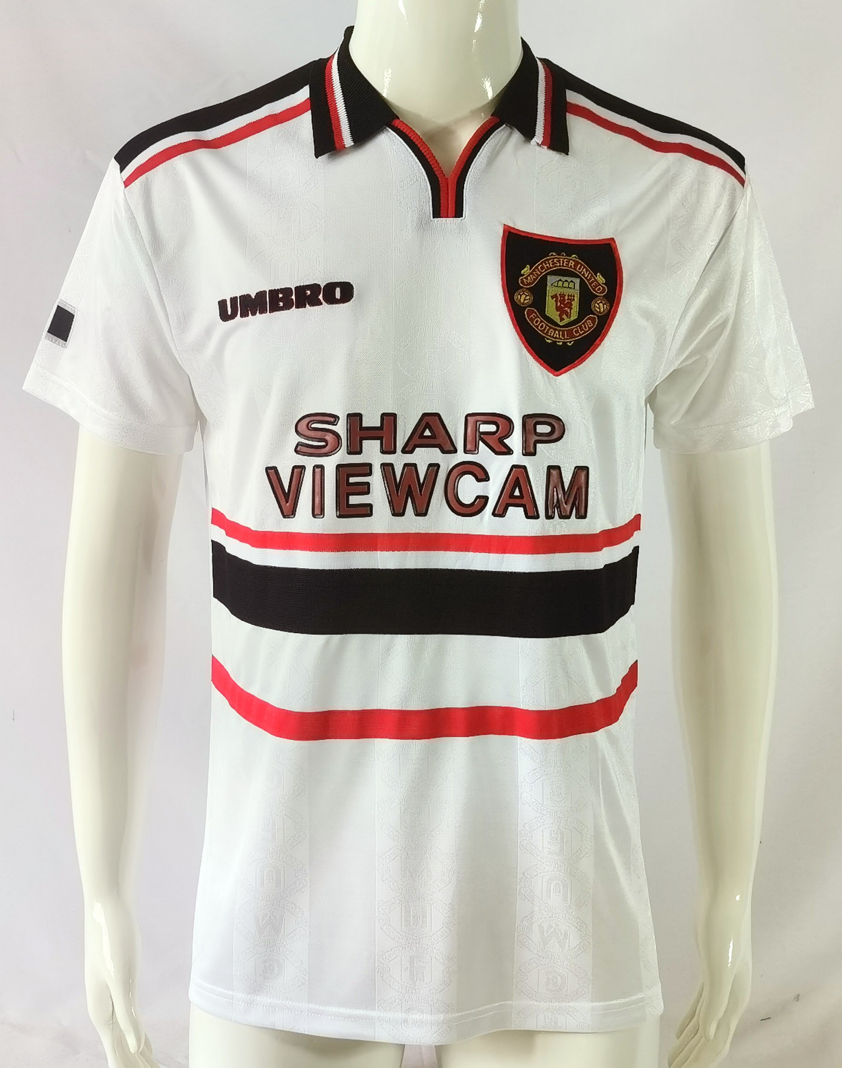 Manchester United 1998/99 Away Retro Men Jersey – White