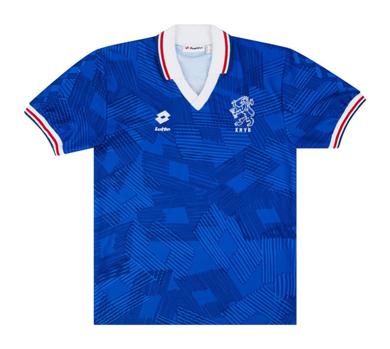 Netherlands 1992 Third Retro Men Jersey – Blue