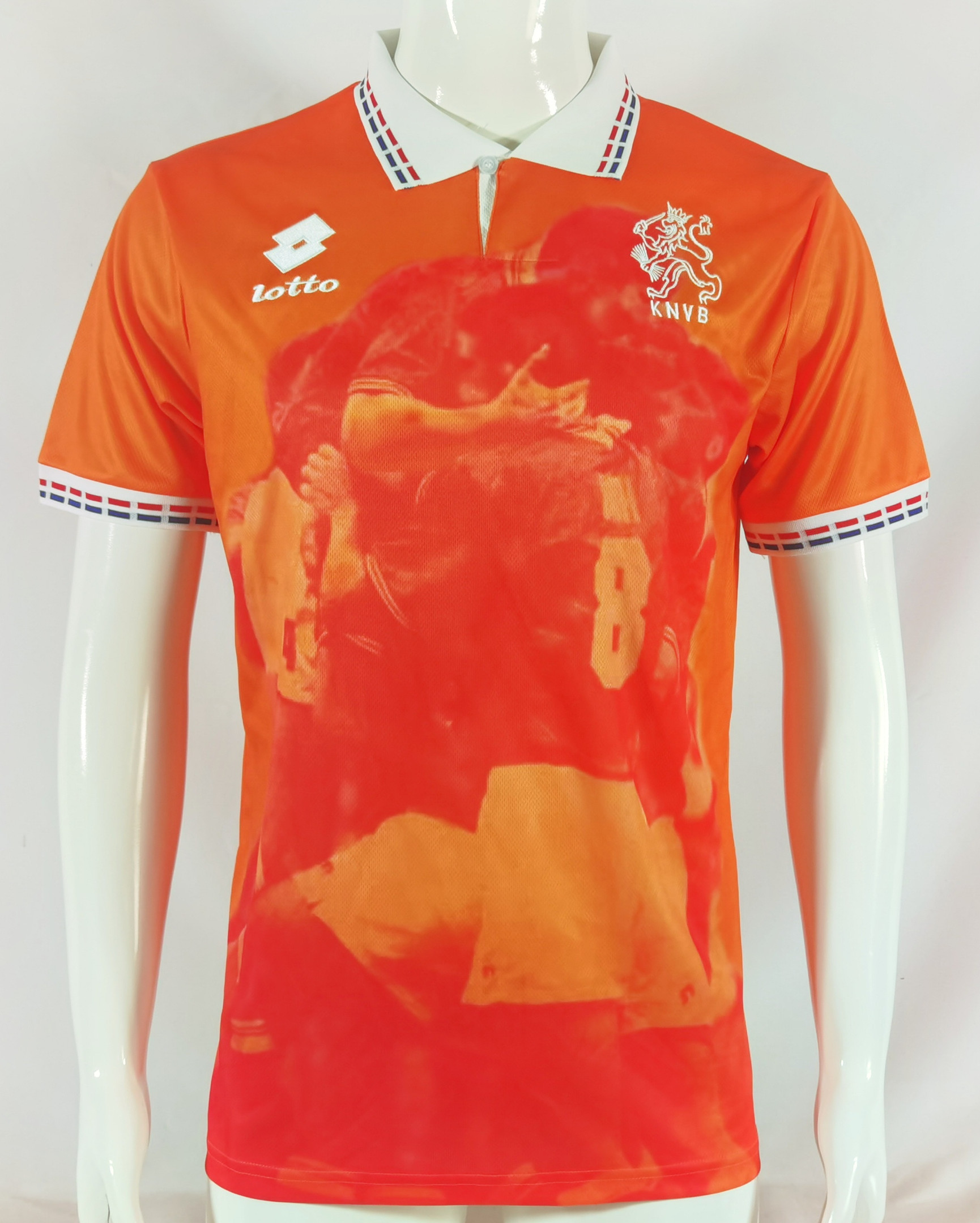 Netherlands 1996 Home Retro Men Jersey – Orange