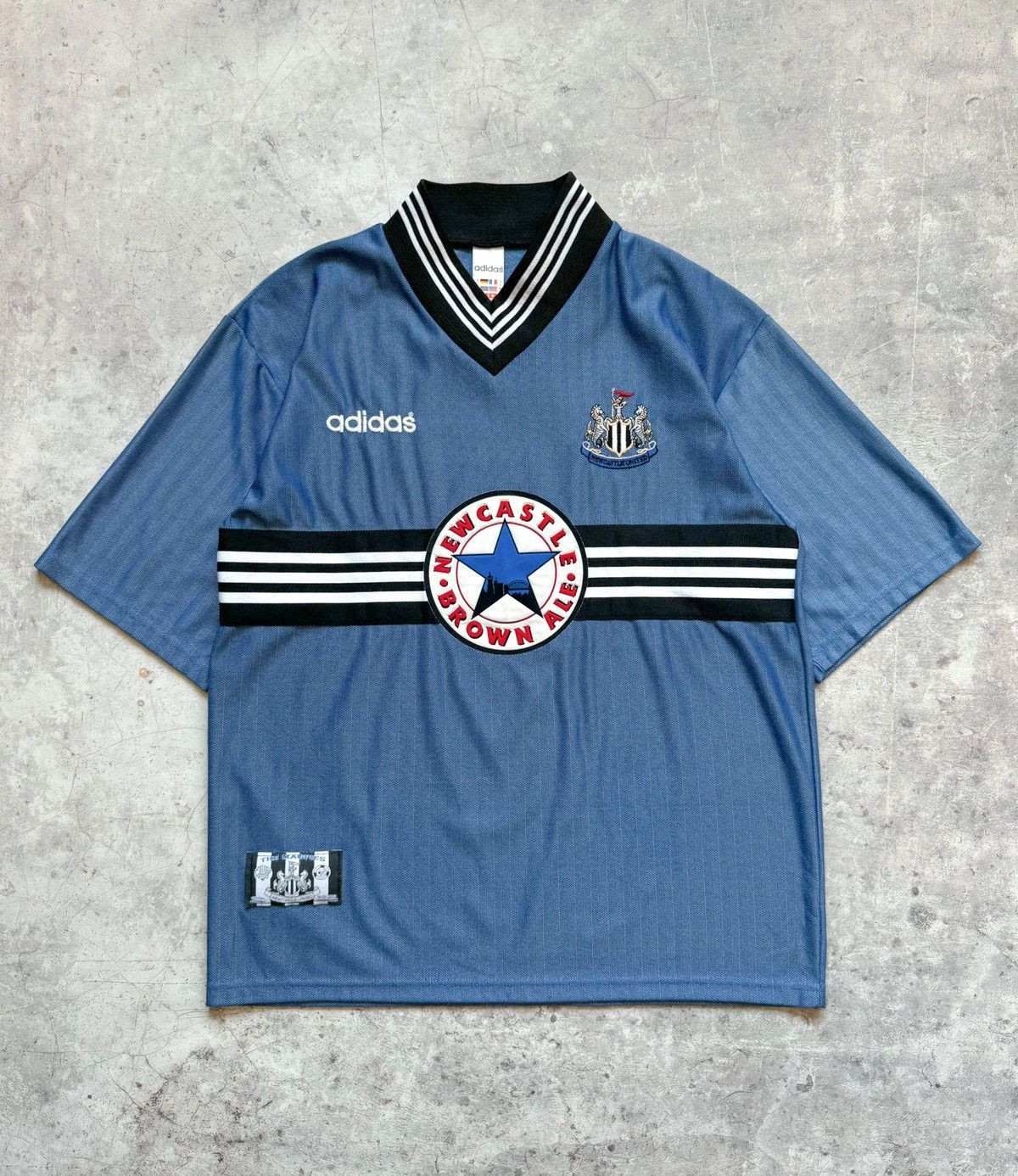 Newcastle United F.C. 1995/96 Away Retro Men Jersey – Gray