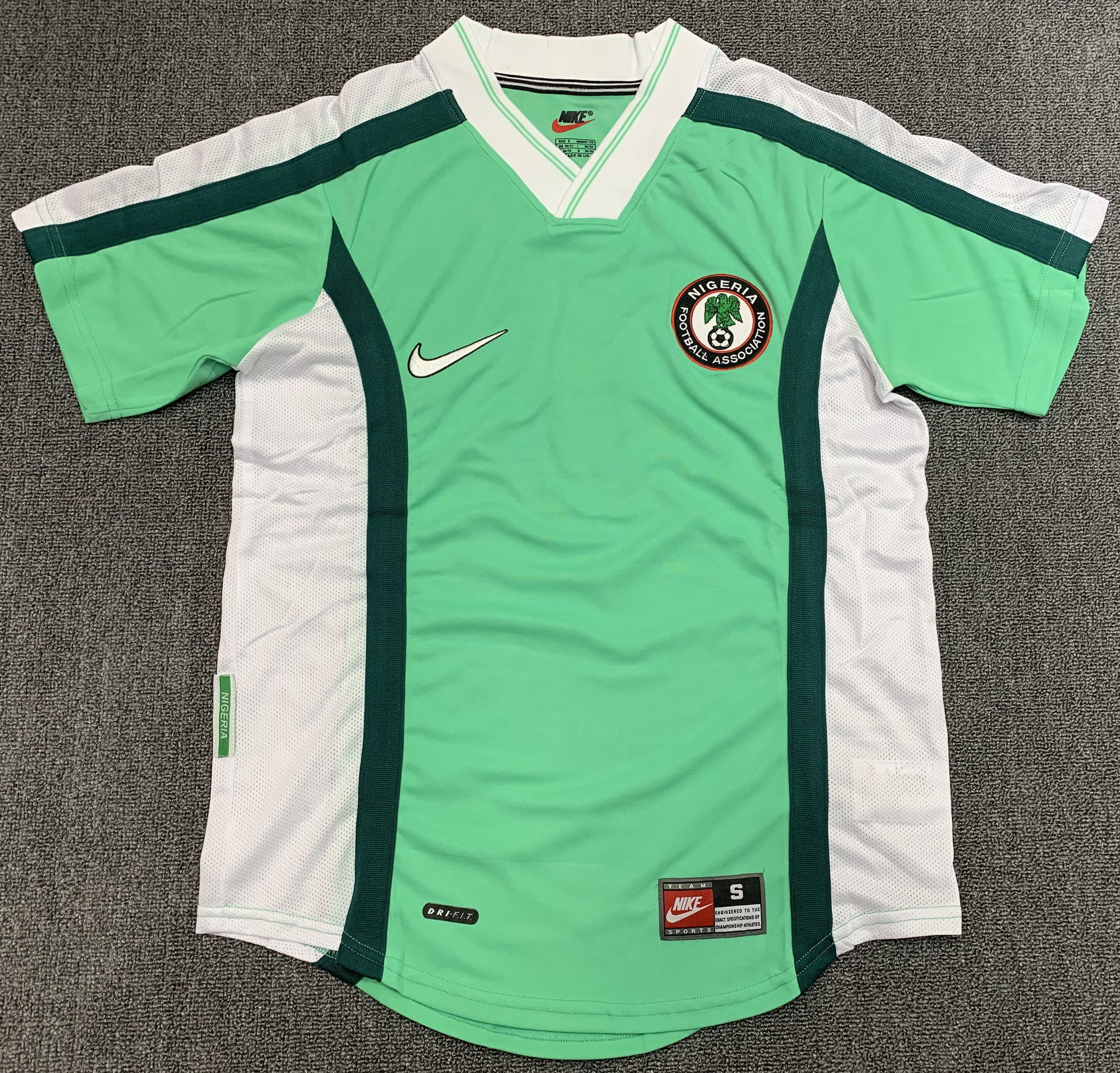 Nigeria 1998 Home Retro Jersey – Men Green