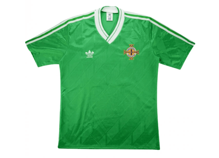 Northern Ireland 1988 Home Retro Men Jersey – Green