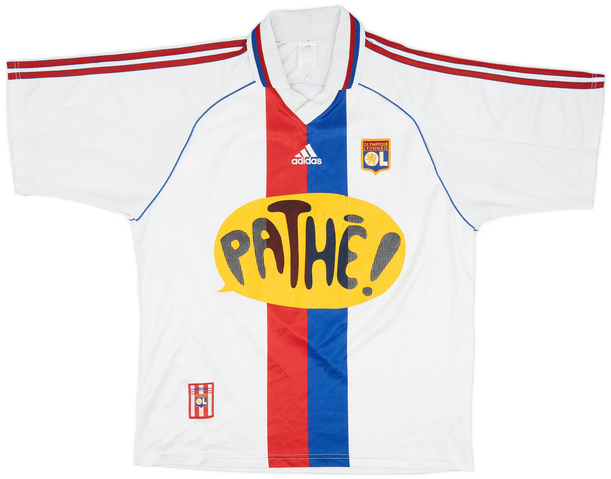 Olympique Lyonnais 2000/01 Home Retro Men Jersey – White