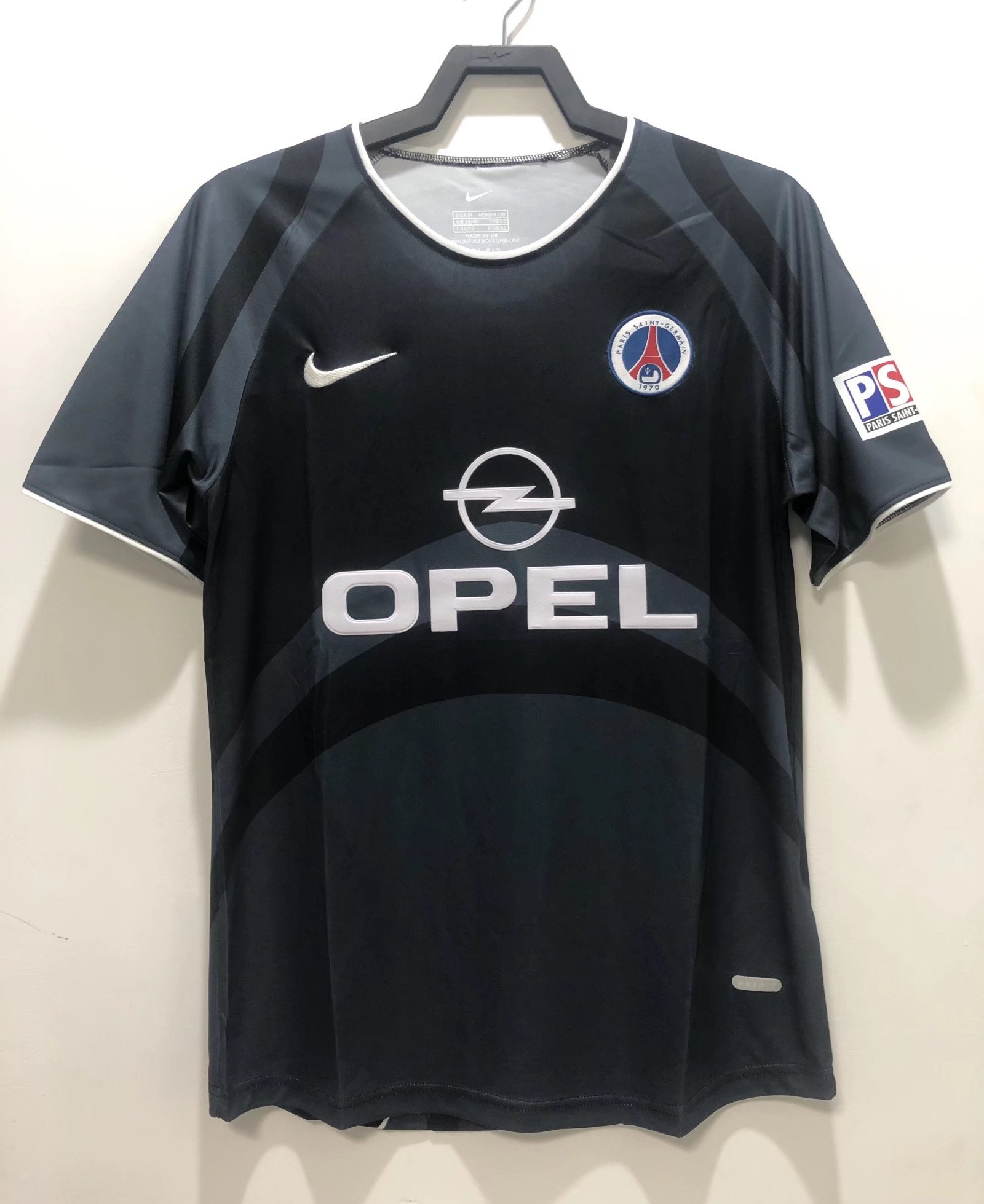 Paris Saint-Germain 2001 Third Retro Men Jersey – Black
