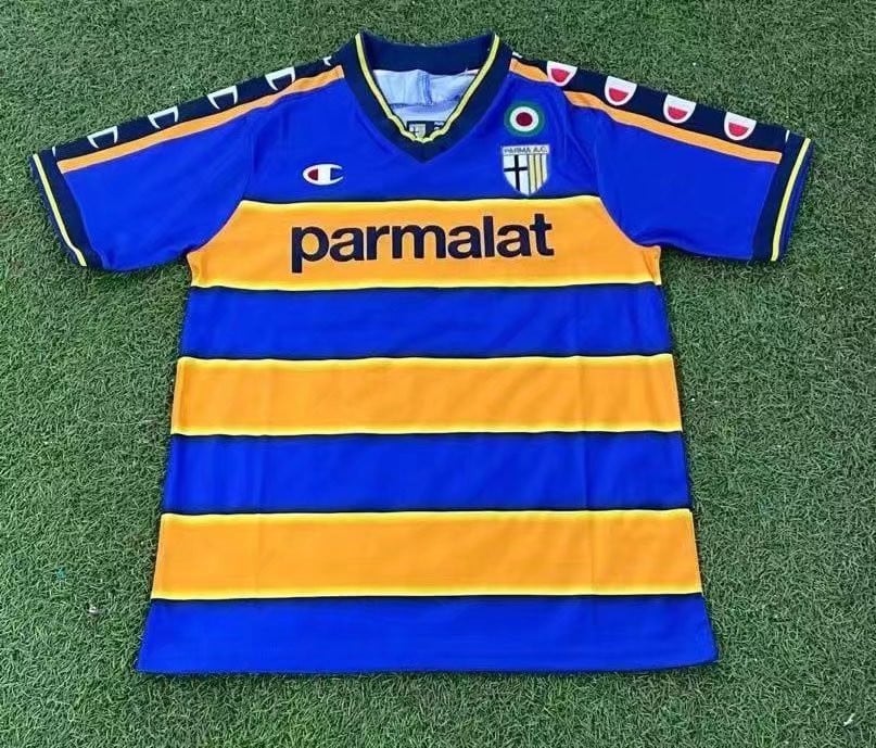 Parma Calcio 1913 2002/03 Home Retro Men Jersey – Yellow
