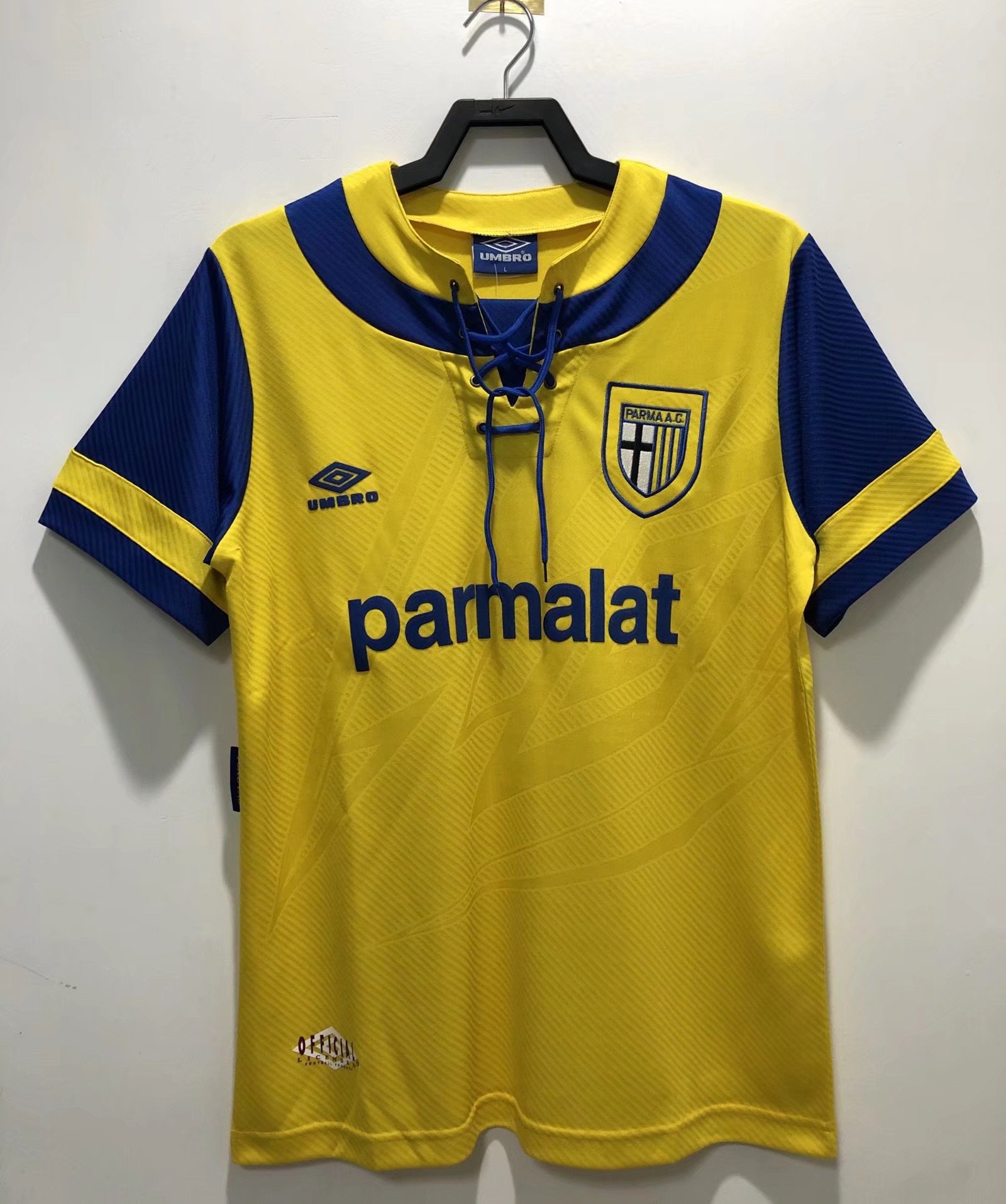 Parma Calcio 1993/95 Away Retro Men Jersey – Yellow