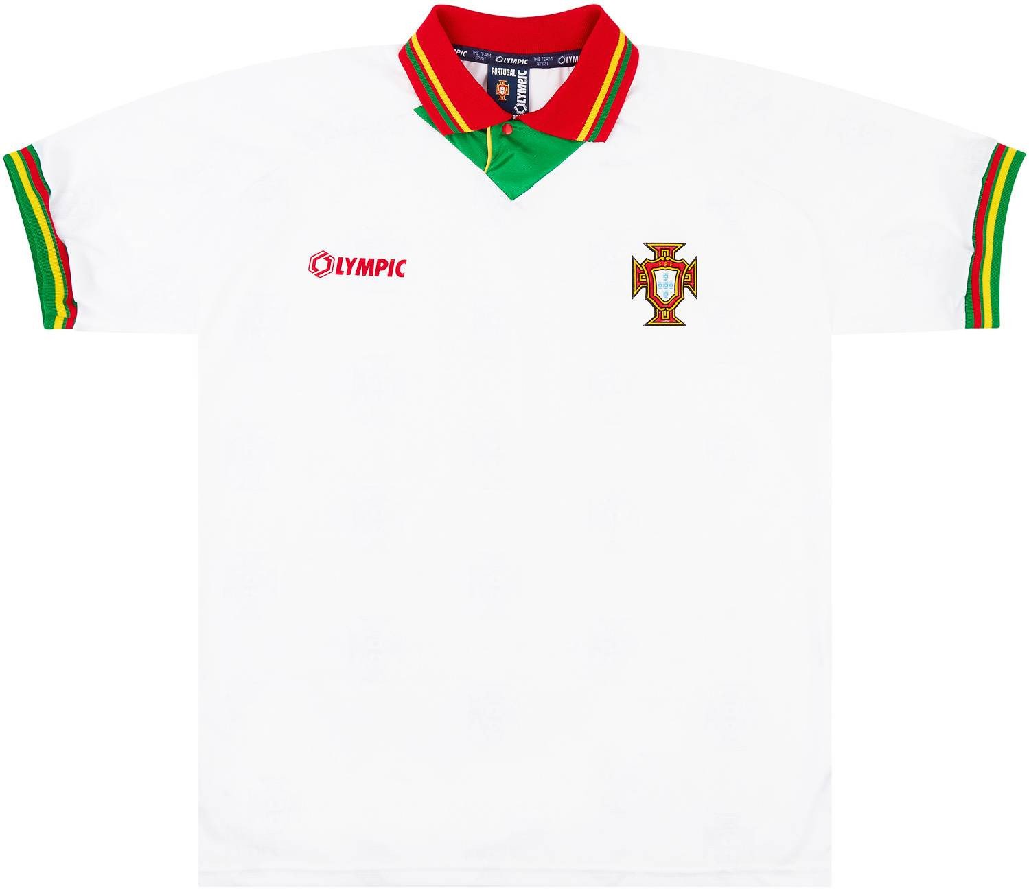 Portugal 1995/96 Away Retro Men Jersey – White